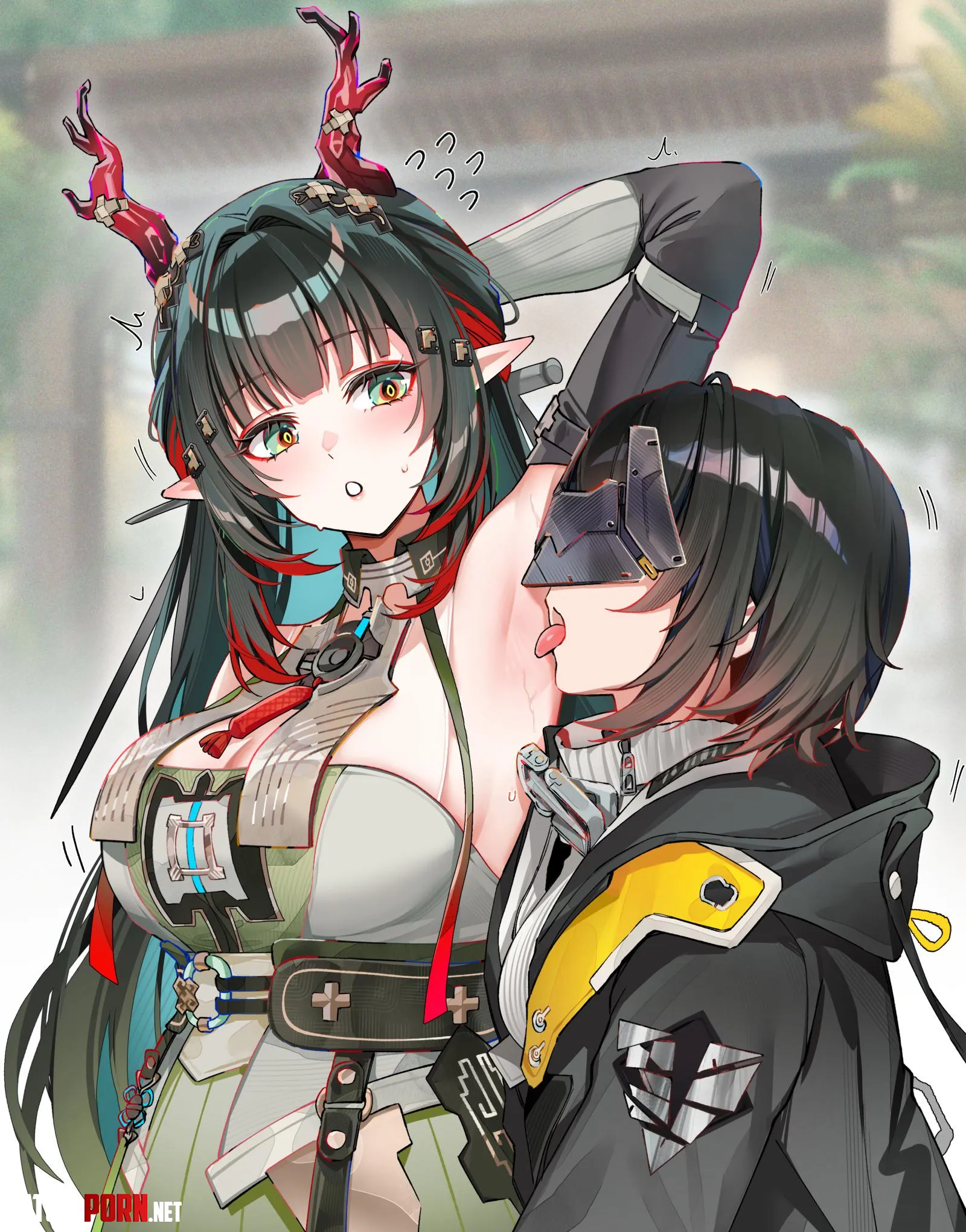 Endministrator licking Zhuang Fangyi [Arknights: Endfield] by Silent_Steak_9540