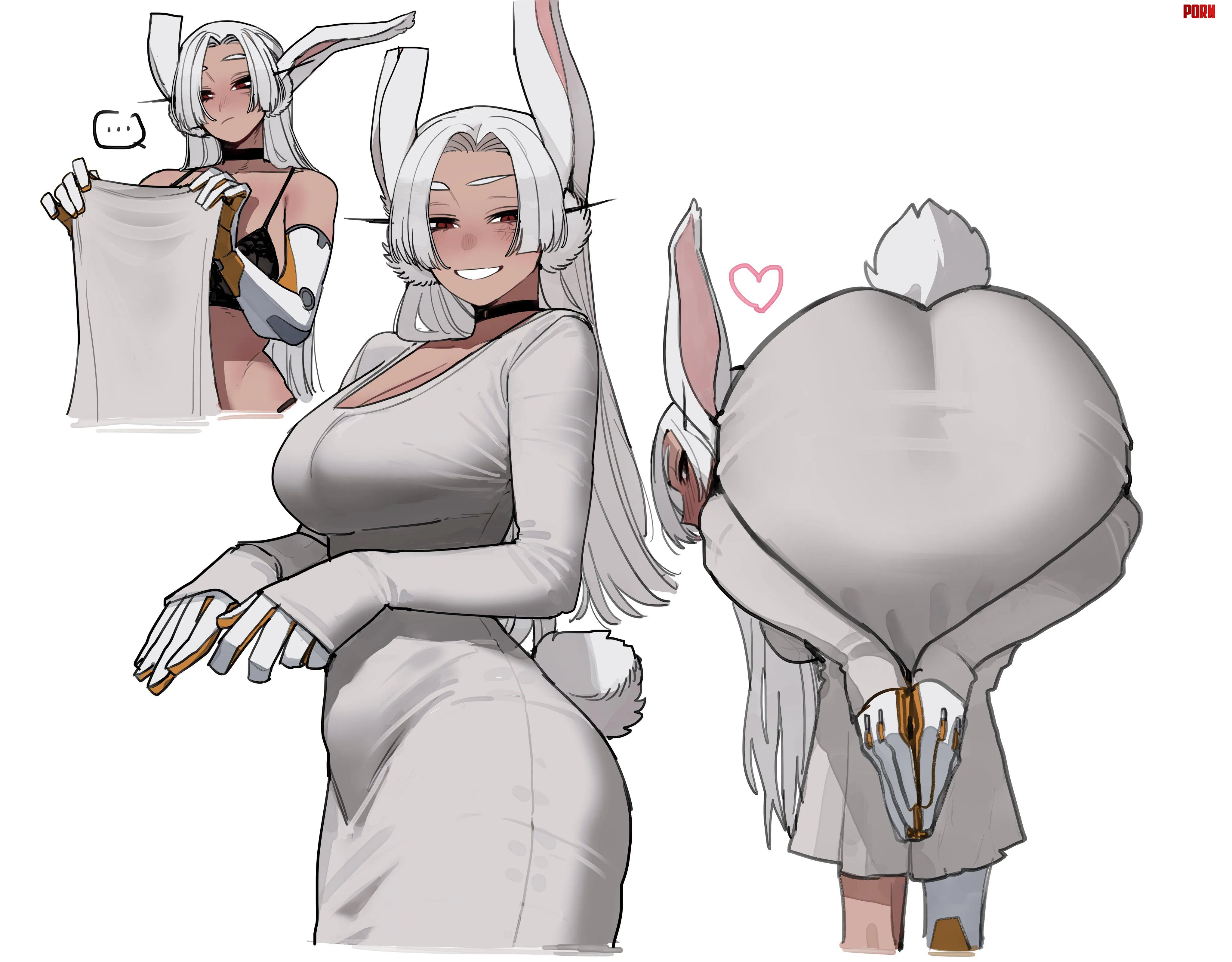 Mirko heart pose (ratatatat74) [My Hero Academia] by Silent_Steak_9540