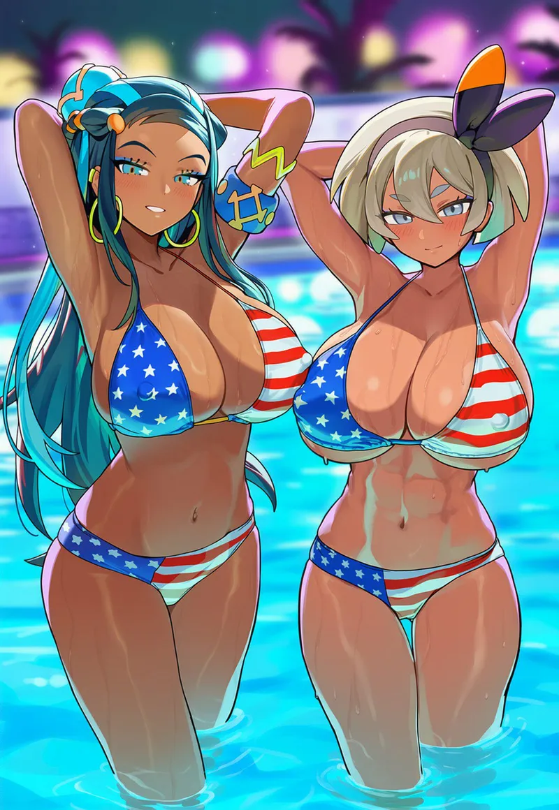Thumbnail Stars & Stripes, Nessa & Bae by Mysterious_Focus5772 - Ecchi Article