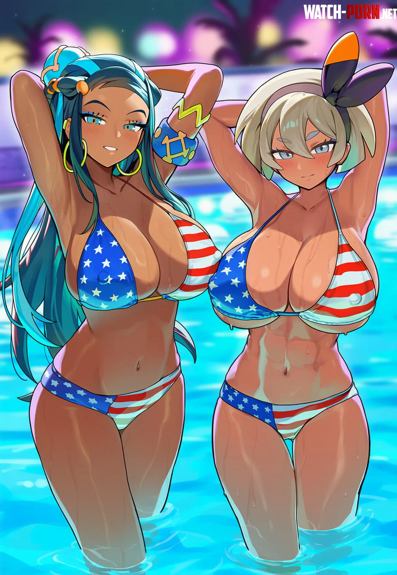 Stars & Stripes, Nessa & Bae (@circle_ueponzu) by Mysterious_Focus5772