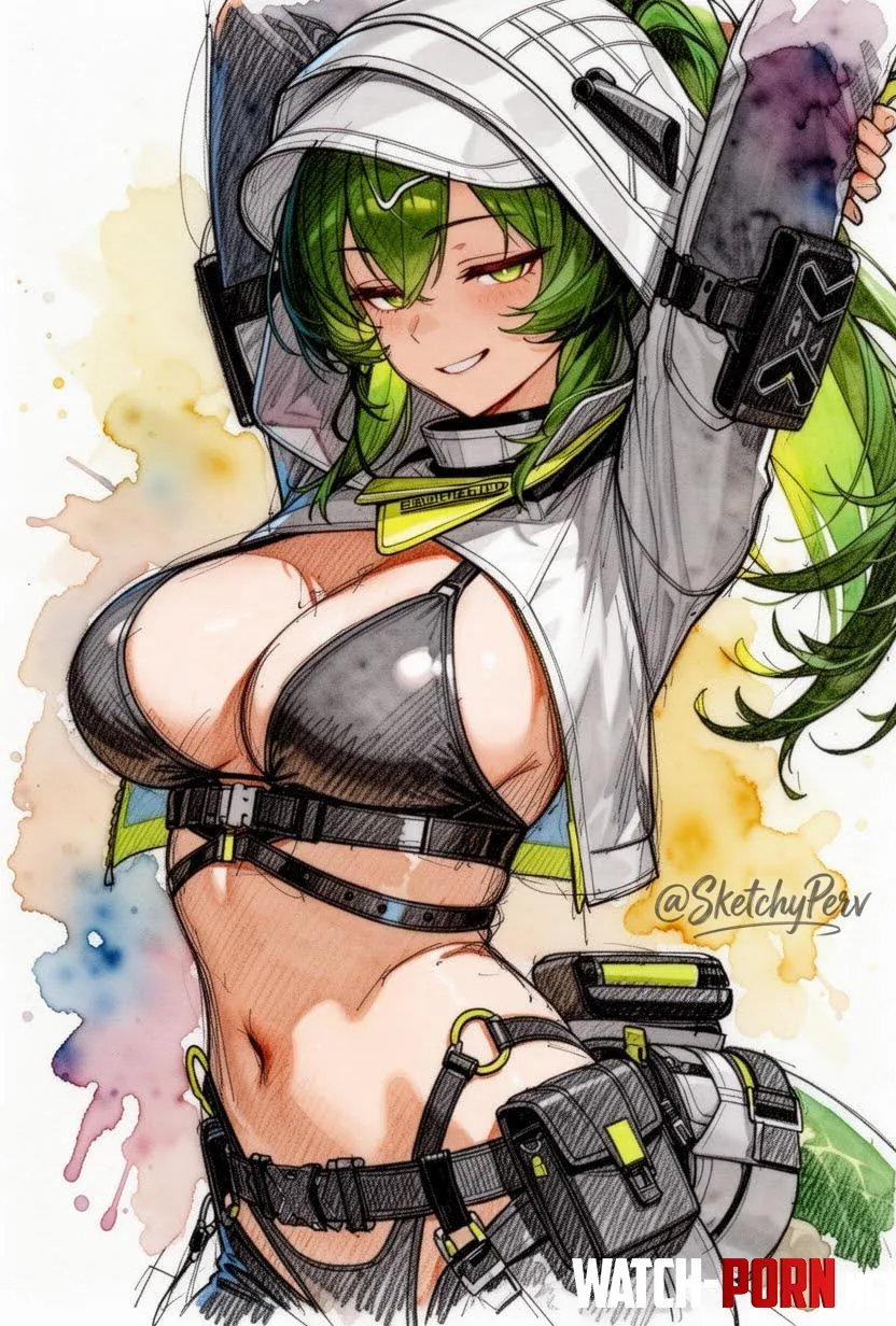 Fluorite - The Green Goddess (SketchyPerv) [Arknights Endfield] by SageTheGreatOne