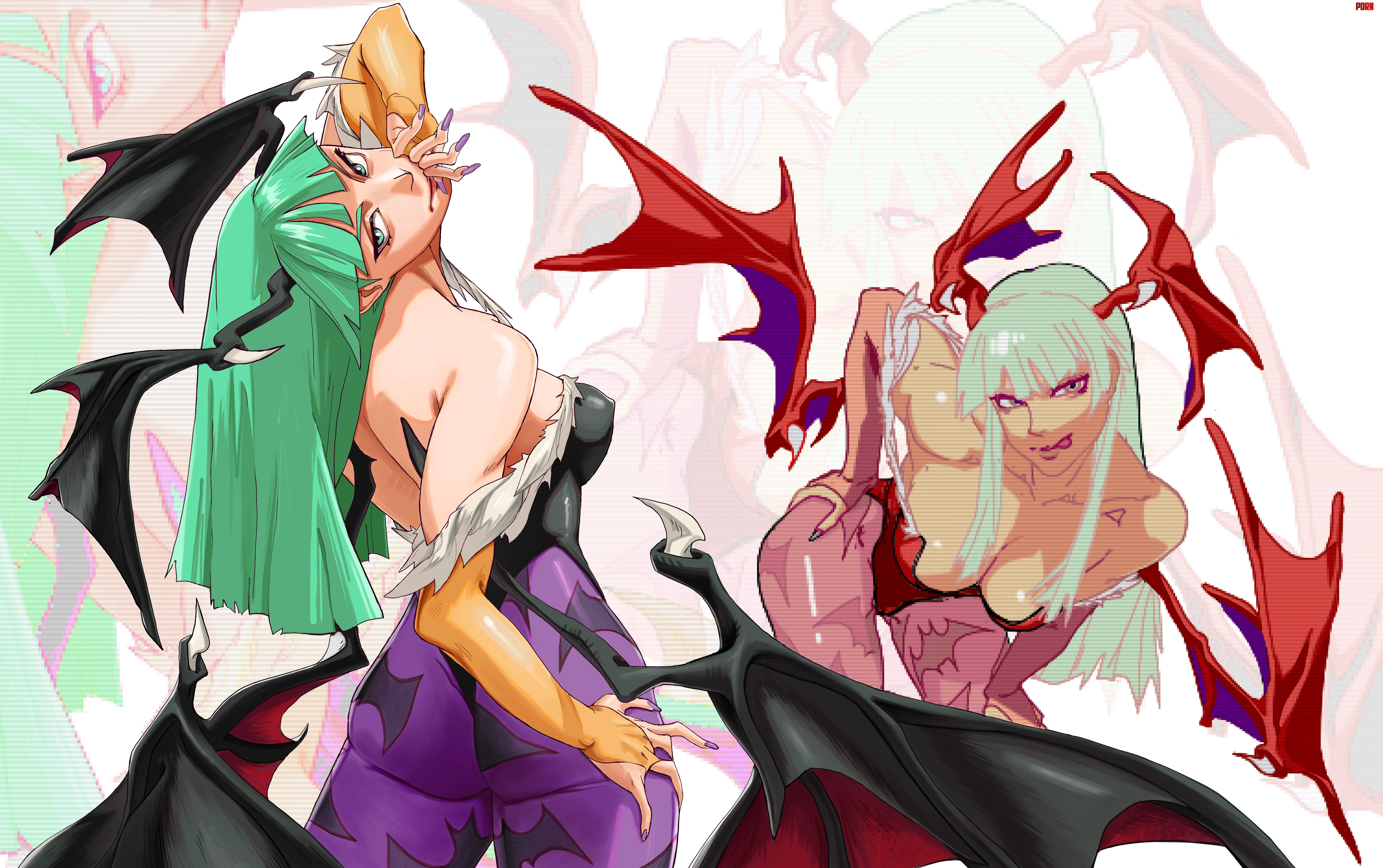 Morrigan fanart by me by BubblyLocation9171