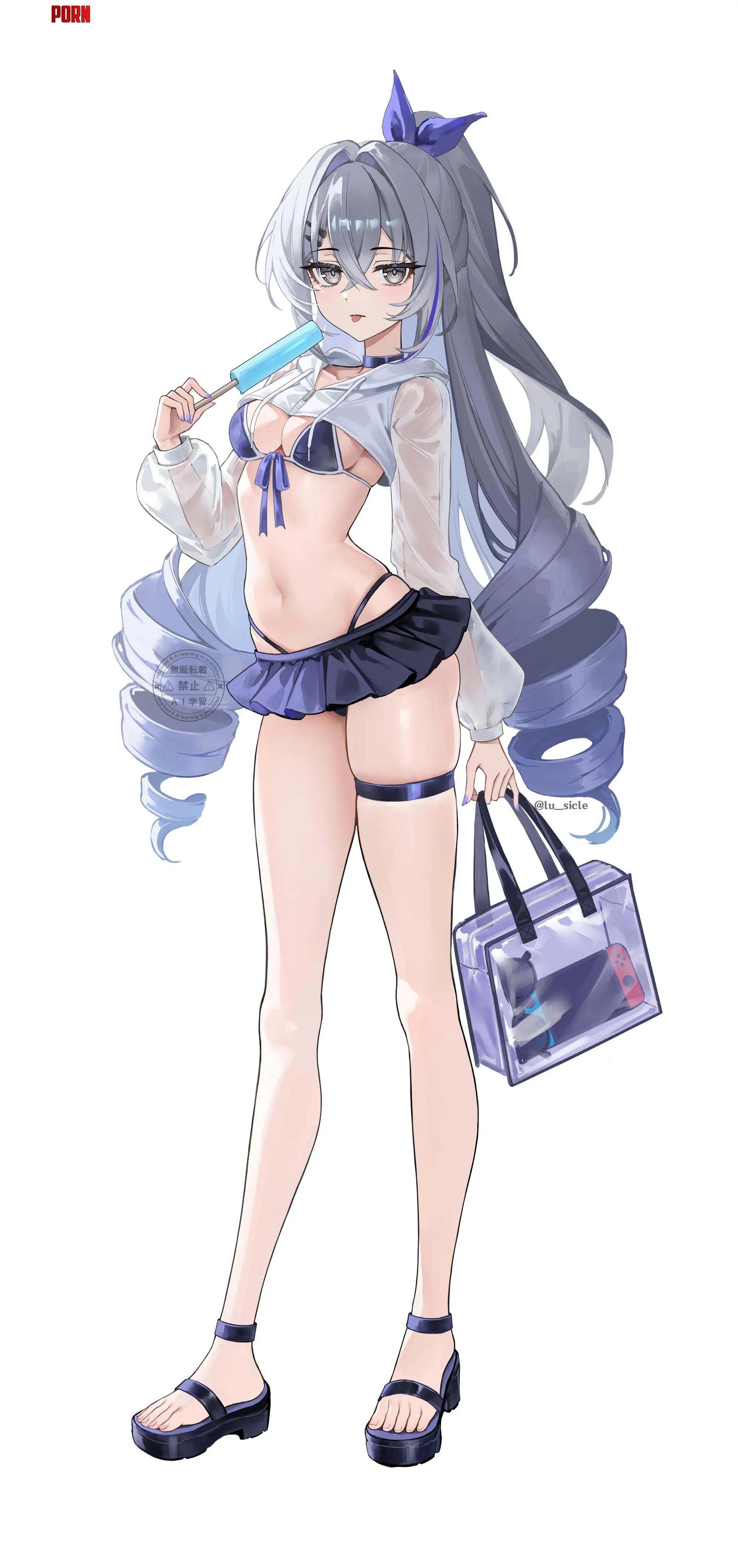 Silverwolf likes popsicles [Honkai: Star Rail] by marxsander2016