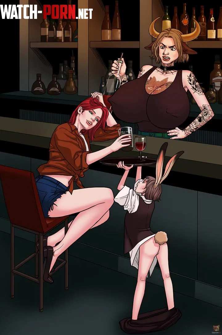 Never Drink With a Witch (Studio Arieta - Yuan) [anthro, multiple girls, cow girl, bunny girl, breast expansion, shrinking] by Cezar_Nix