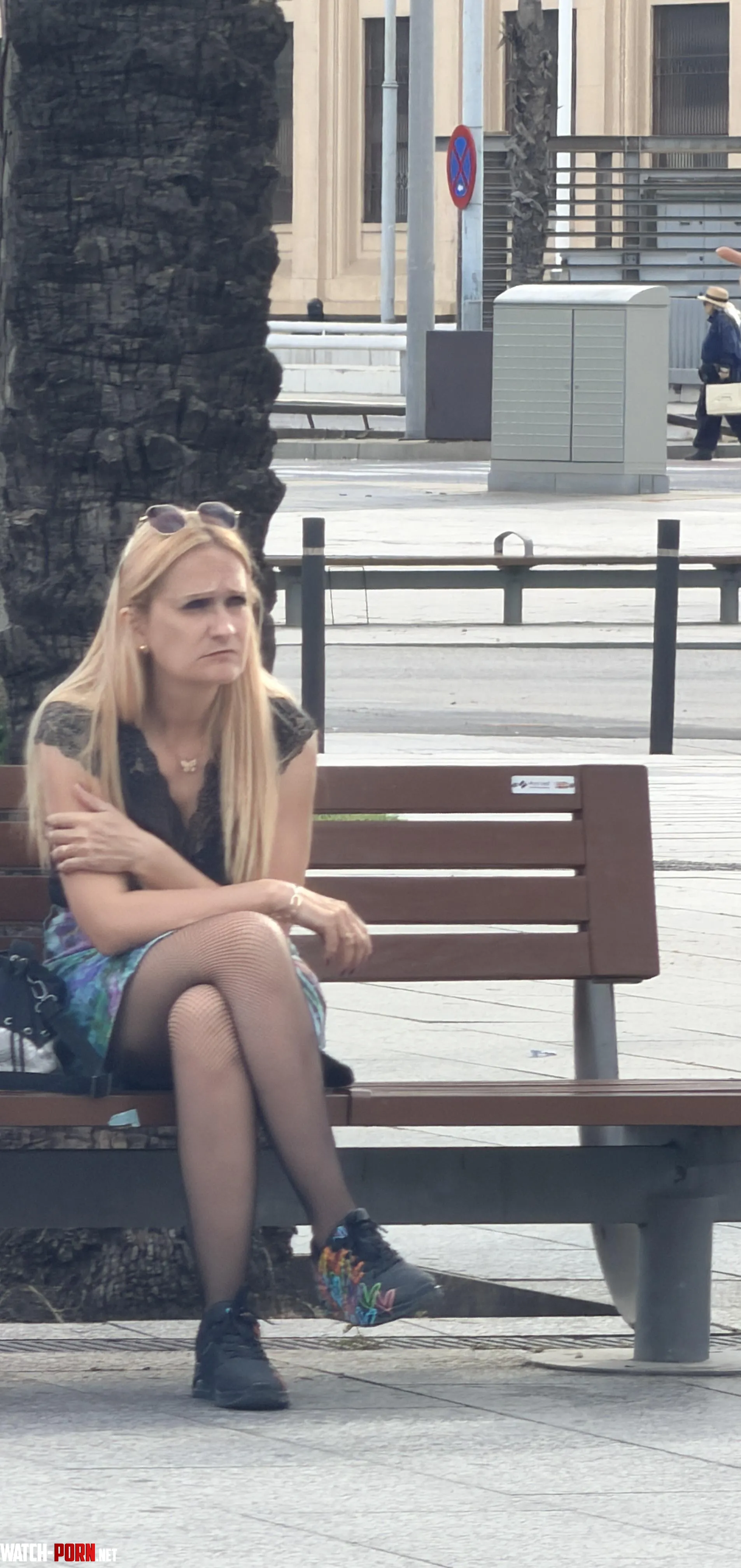 F46. I wonder if a MILF like me would get hit on while just sitting quietly on a park bench in the city. by FrenchMILFHotwife