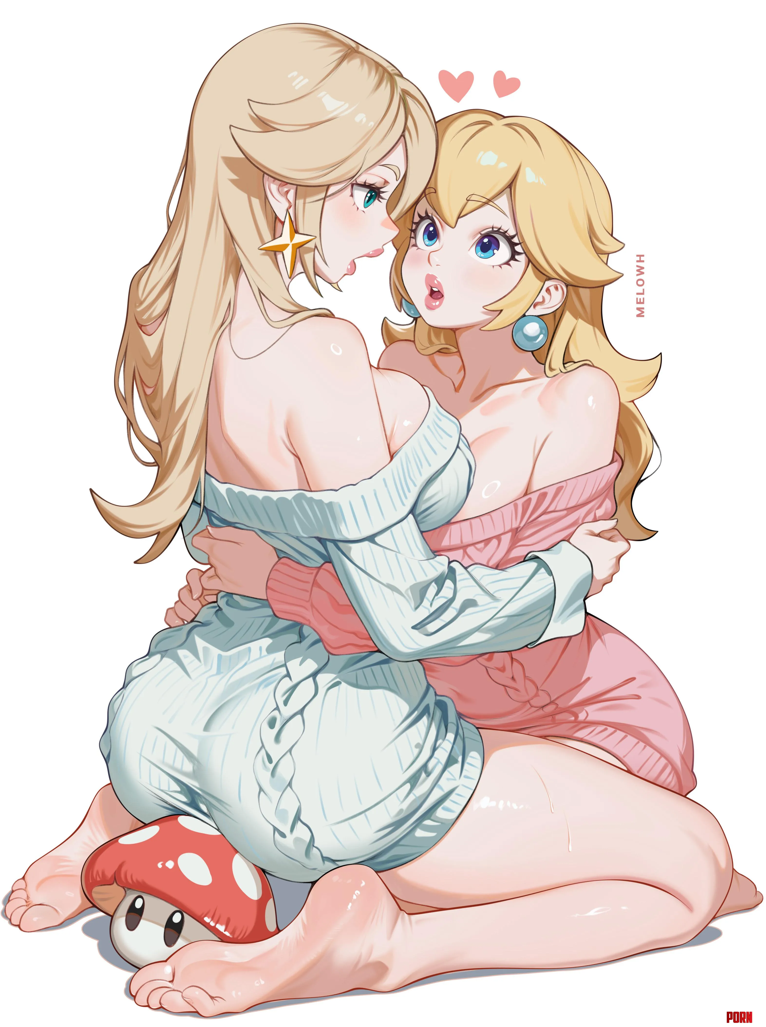 Peach & Rosalina [Super Mario] by Silent_Steak_9540