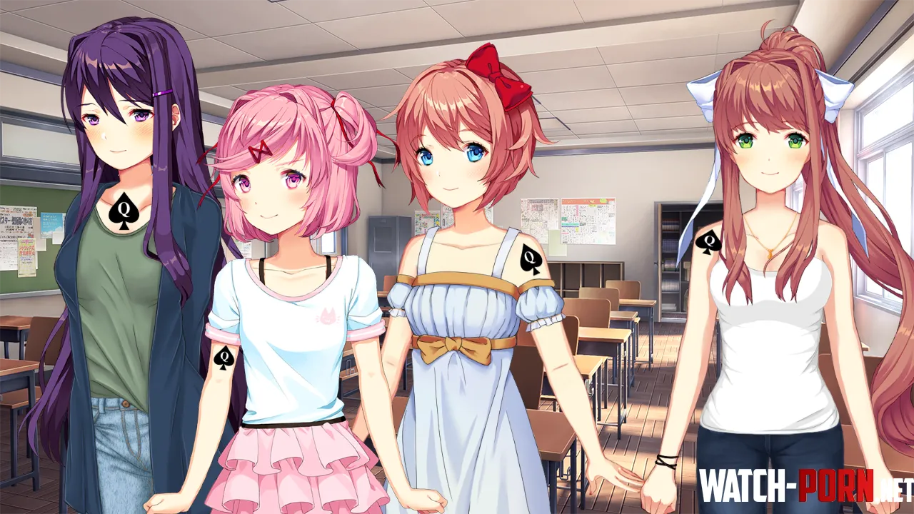 After some...encounters the girls decided to change the club name from The Literature Club to the Blacked Club [OC] by BigGeneral7583