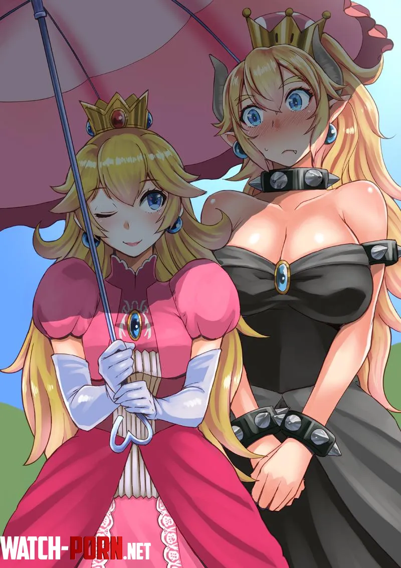 Bowsette/Peach [Super Mario] (黒龍眼こくりう) by Attacking_Diarrhea