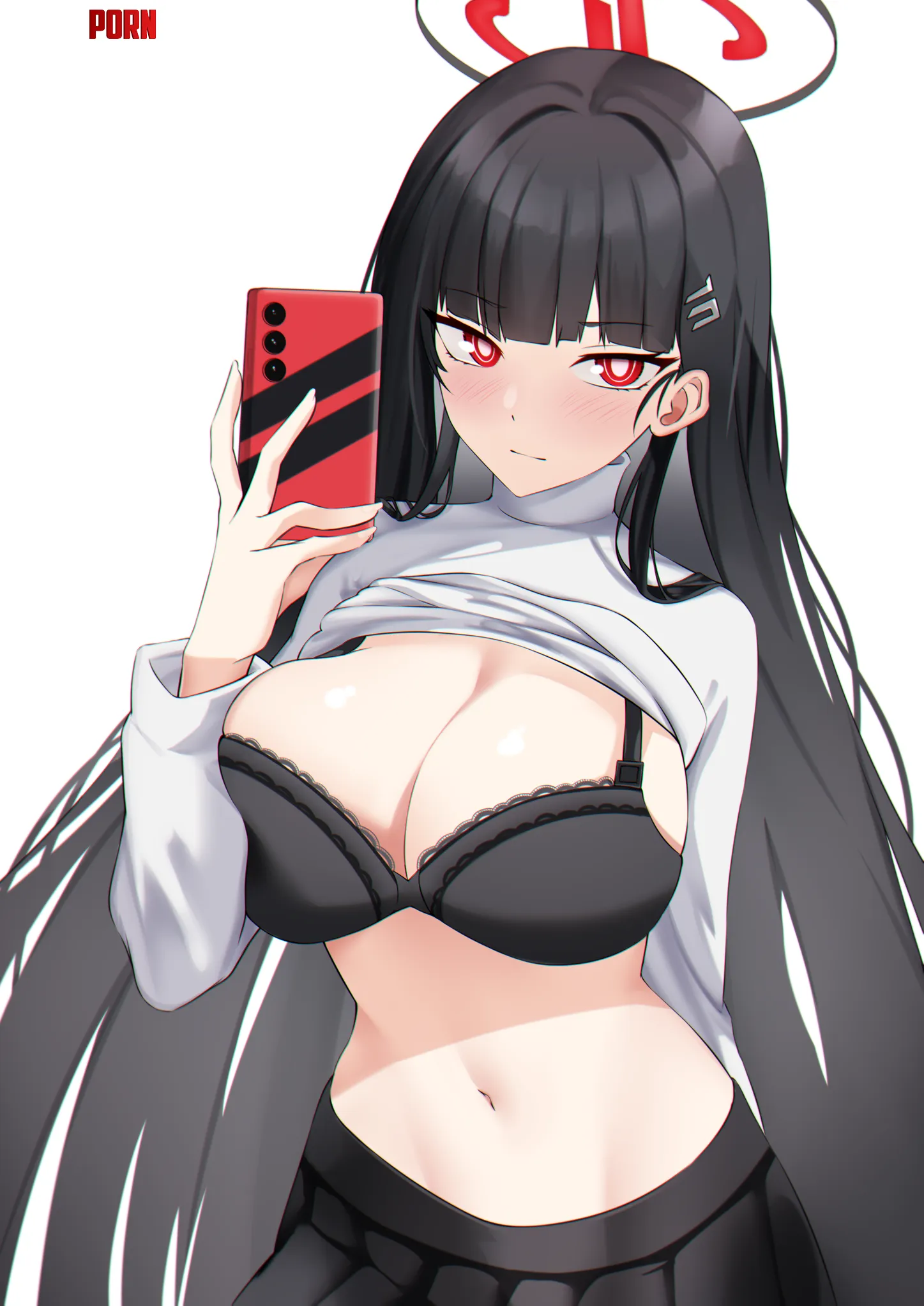 Tsukatsuki Rio taking a selfie (ESPADA_Gcon) [Blue Archive] by Adventurous_Row3305