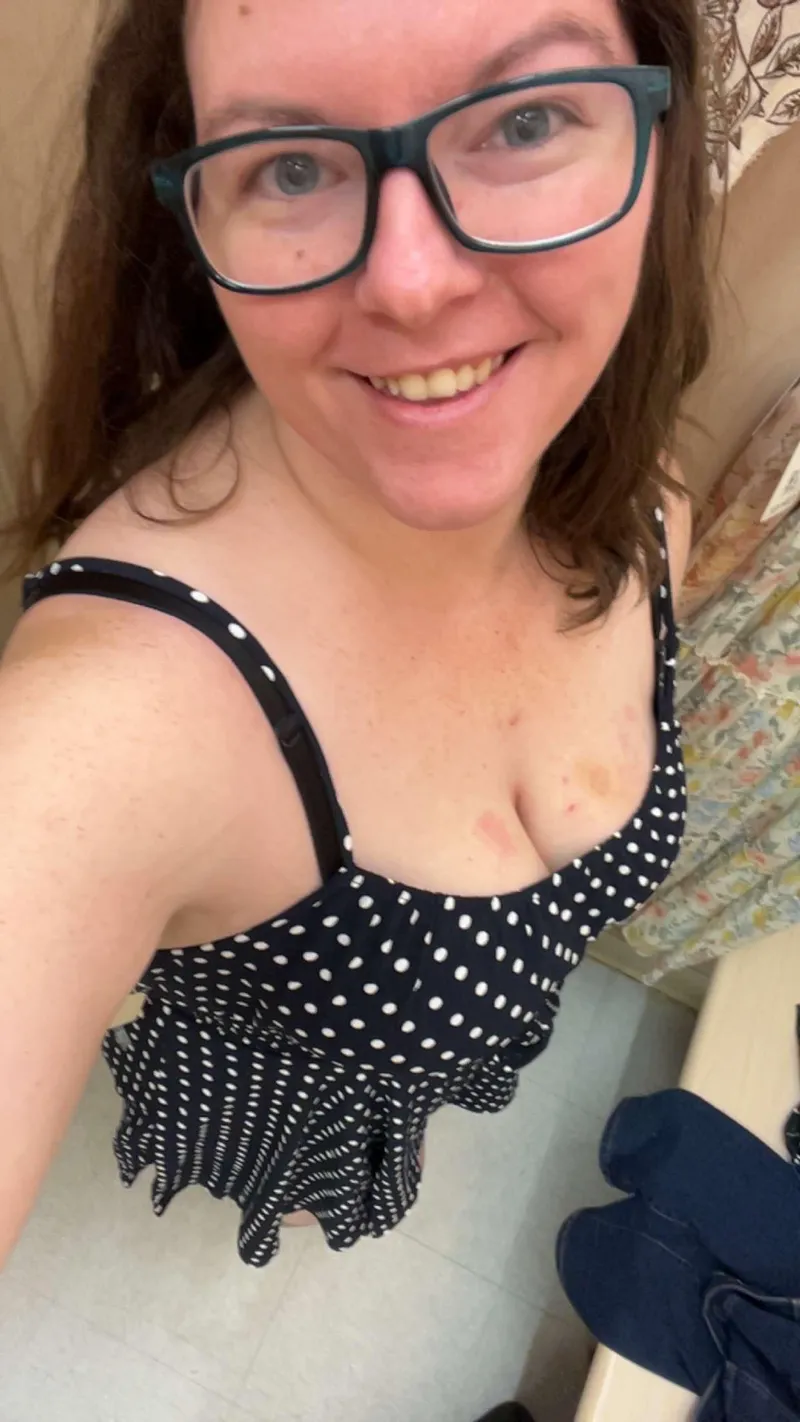 Thumbnail Freaking Love This Dress! Discover Cleavage with bigwhorewife