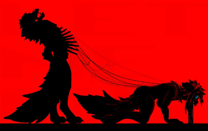 Thumbnail Had a bad dysphoria episode and had to make this so I didn't get destructive. Art by me. CW: Gore by BurtonTheSkully