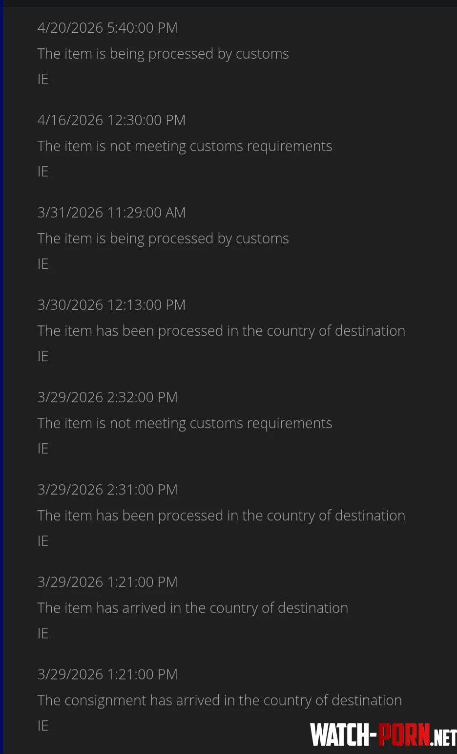 Toys stuck in Irish customs by that1glizzystan