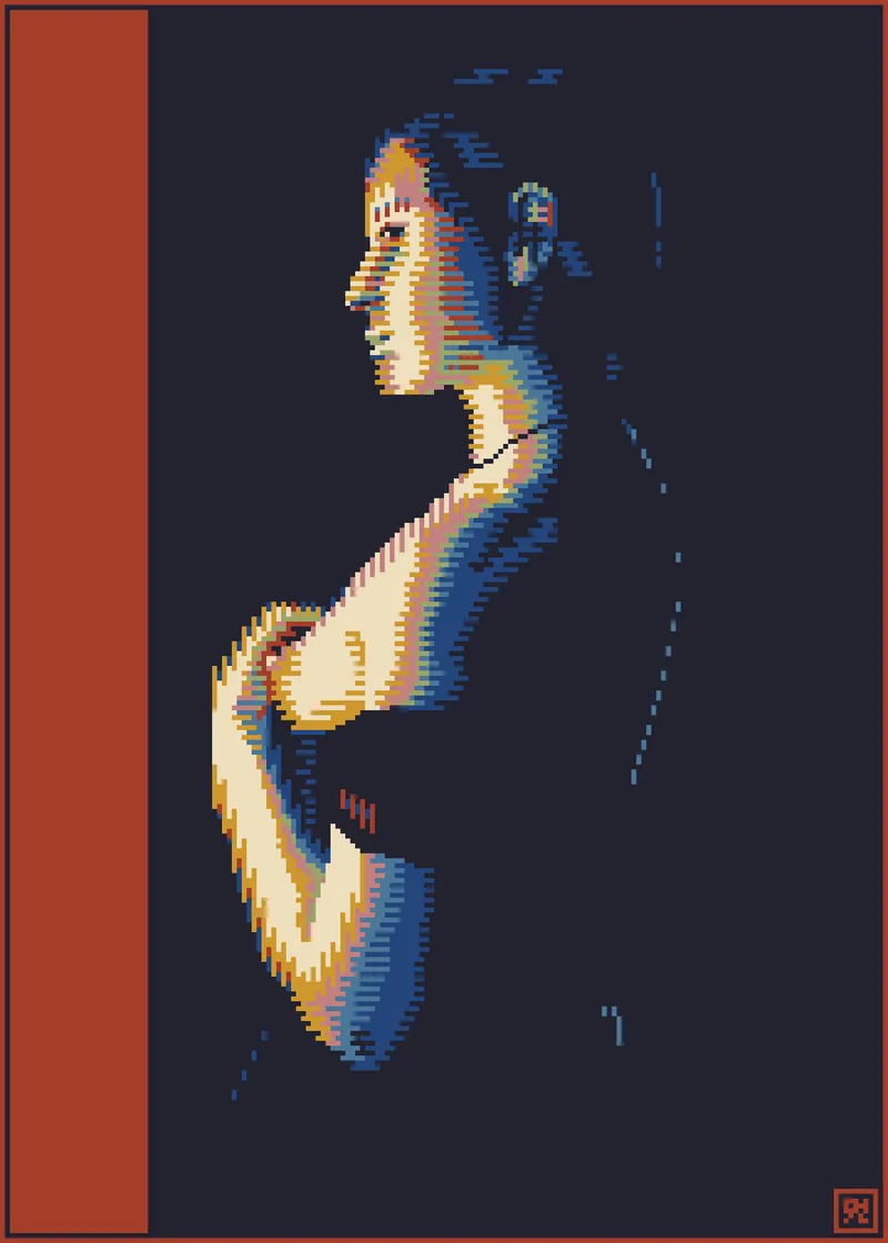 Thumbnail Nude Study 021: A PixelArtNSFW Showcase by Phenomenician