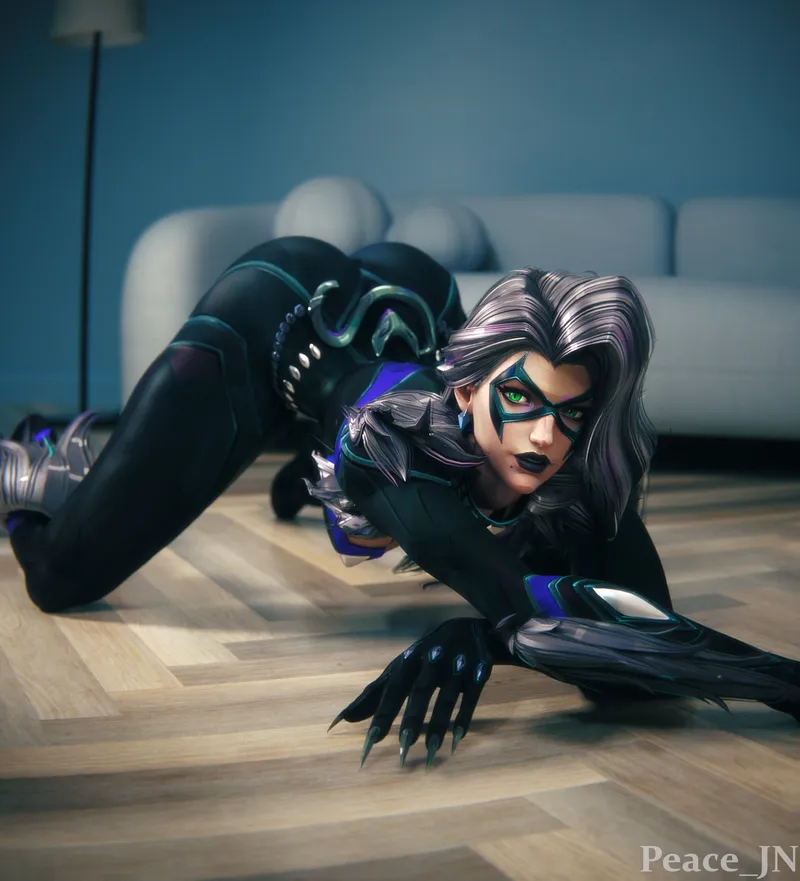 Thumbnail Black Cat Charm by Peace_JN - Marvel Rivals Special