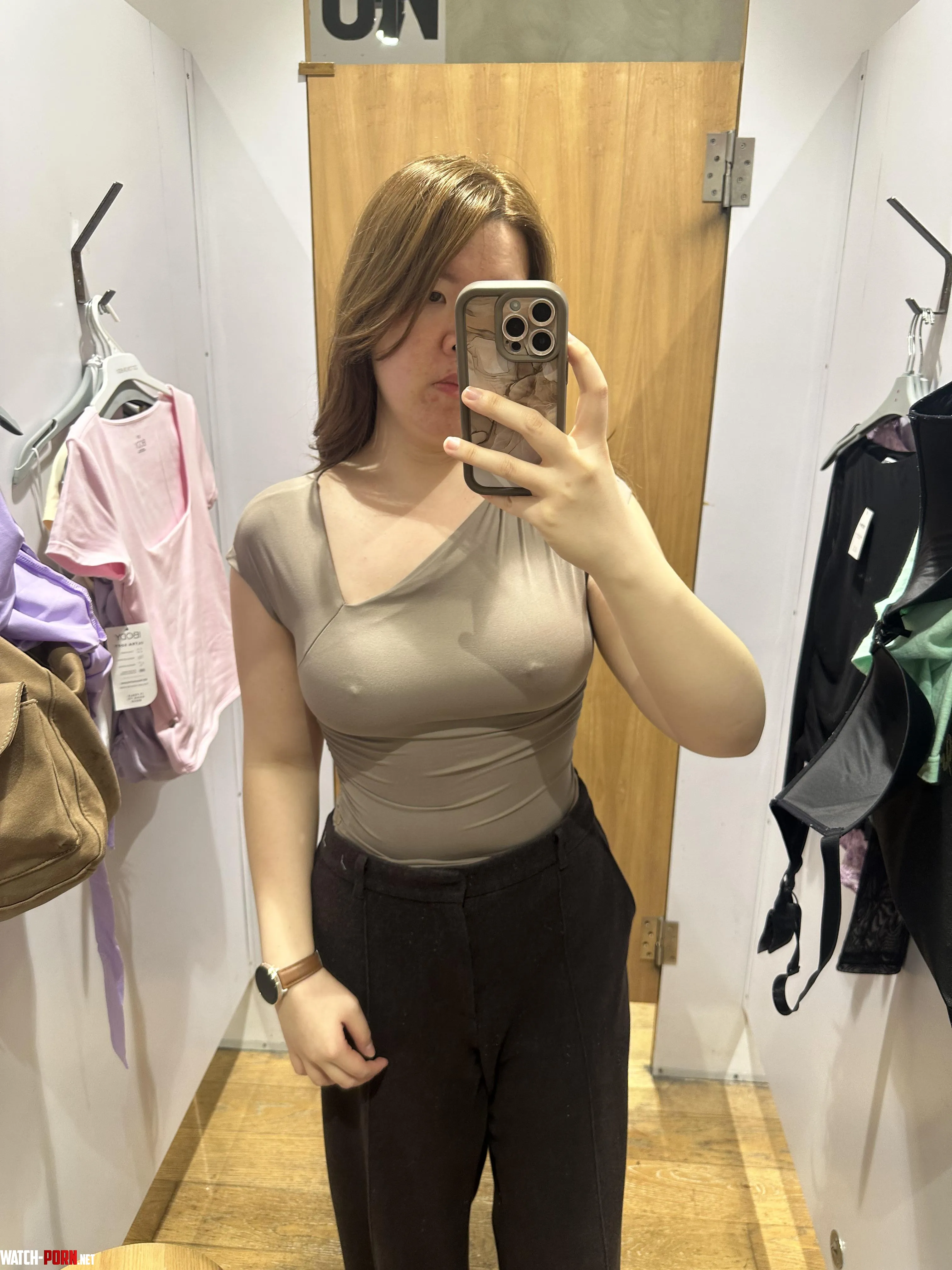 Braless office look by wishcockroachextinct