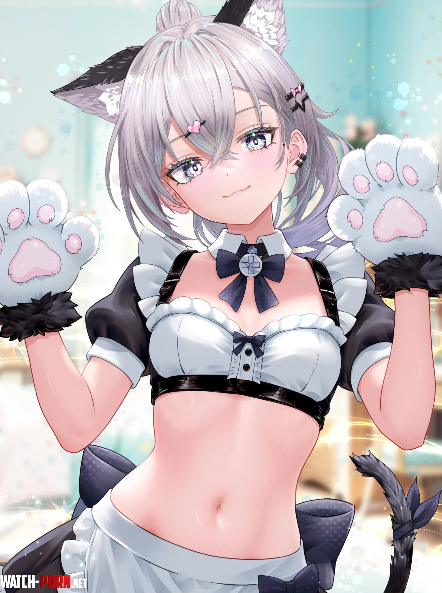 Maid Silverwolf by Wattatopz