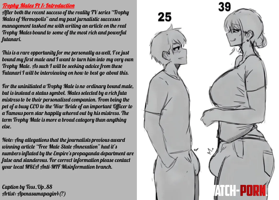 Trophy Males Pt 1: Introduction by Toss_Up_88