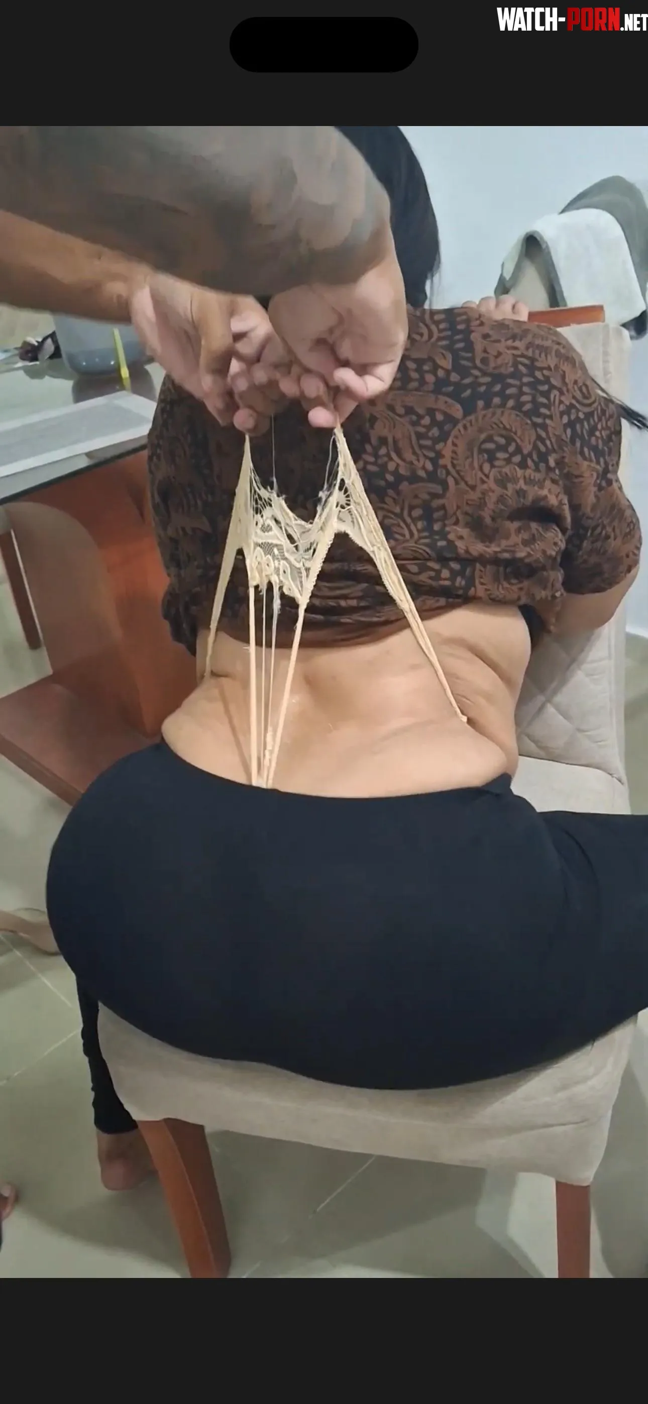 Ripping em off her. Could be you ;) by alhalh7777