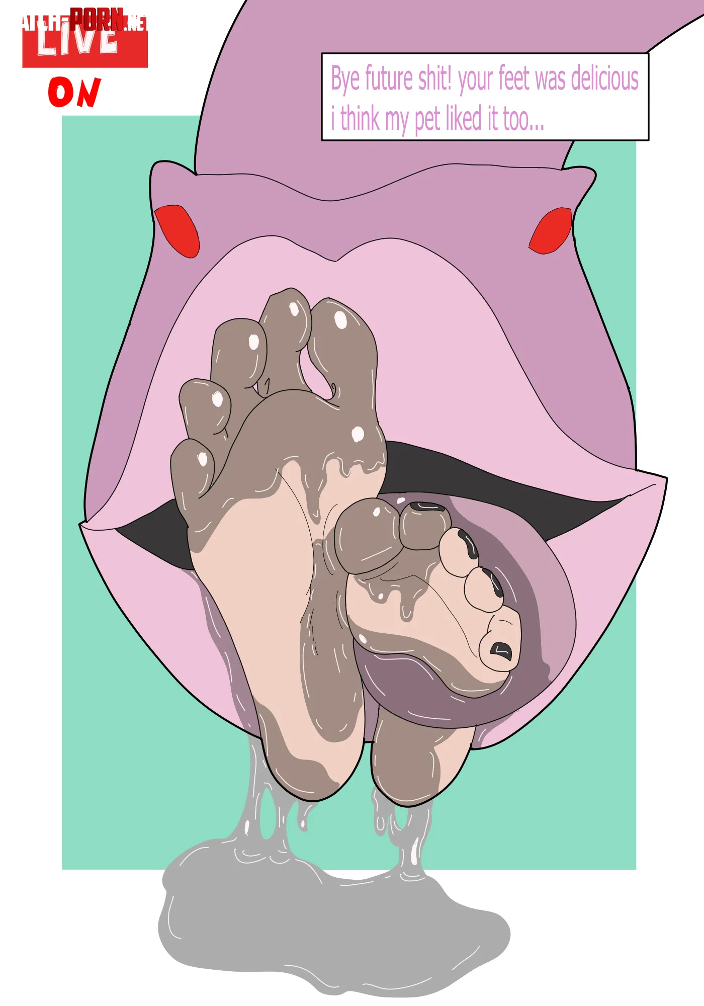 {image} vore stream (art by me) by RezlionS2