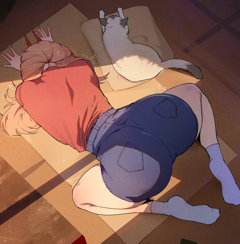 Thumbnail nelketi's Unique Creation: Meoww~? Dive into the Chainsawman World | rule34