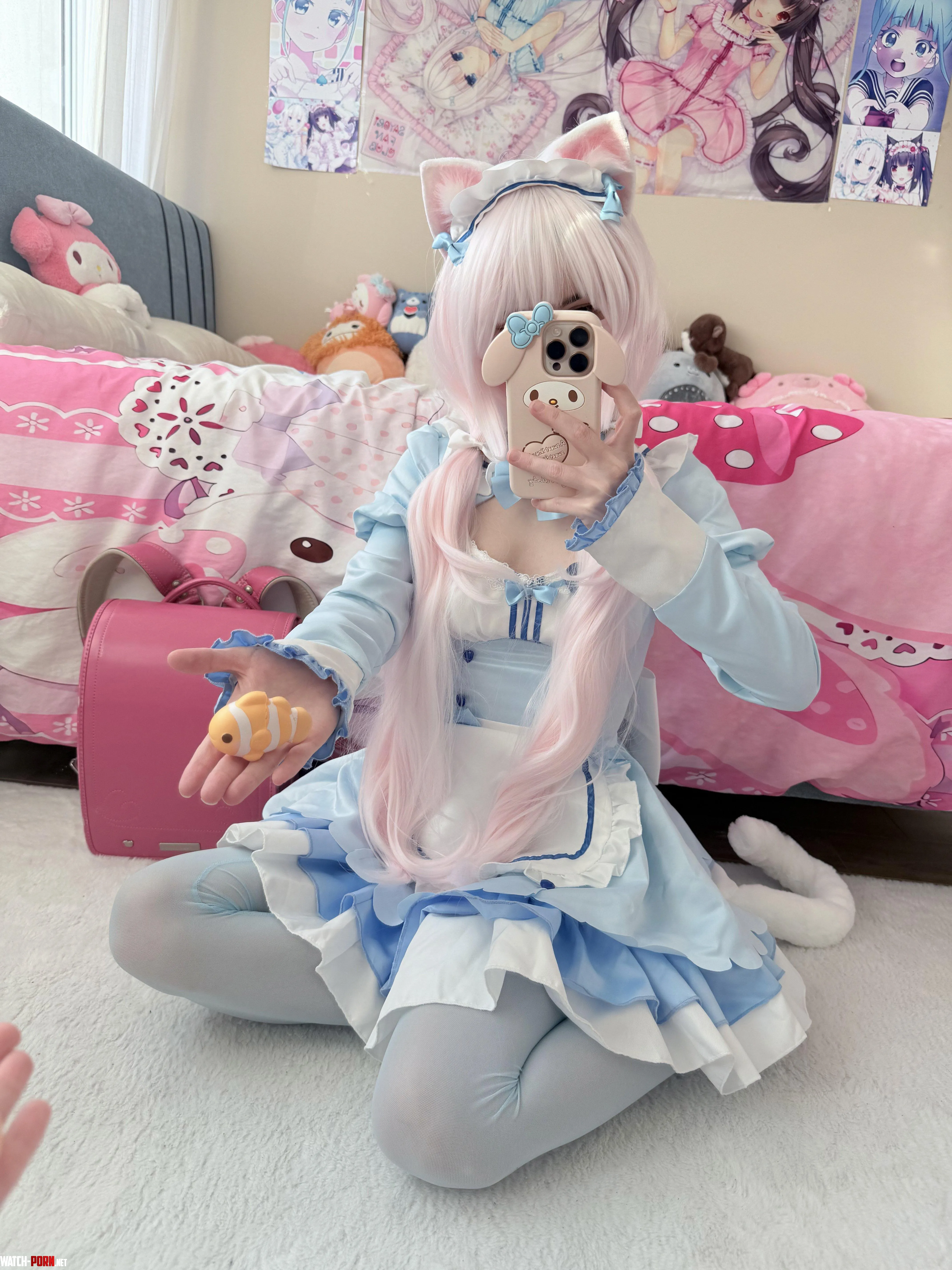 The perfect little pet, sitting pretty and waiting for you to come claim her ⸜(｡˃ ᵕ ˂ )⸝♡ by Quick_SilverElodie