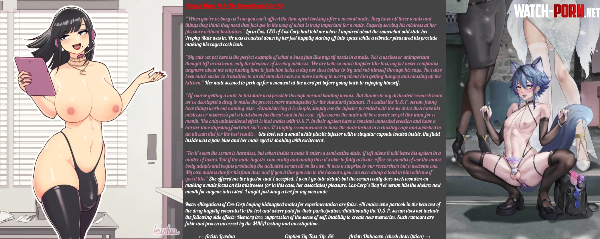 Trophy Males Pt 2: The Domesticated Sex Pet by Toss_Up_88