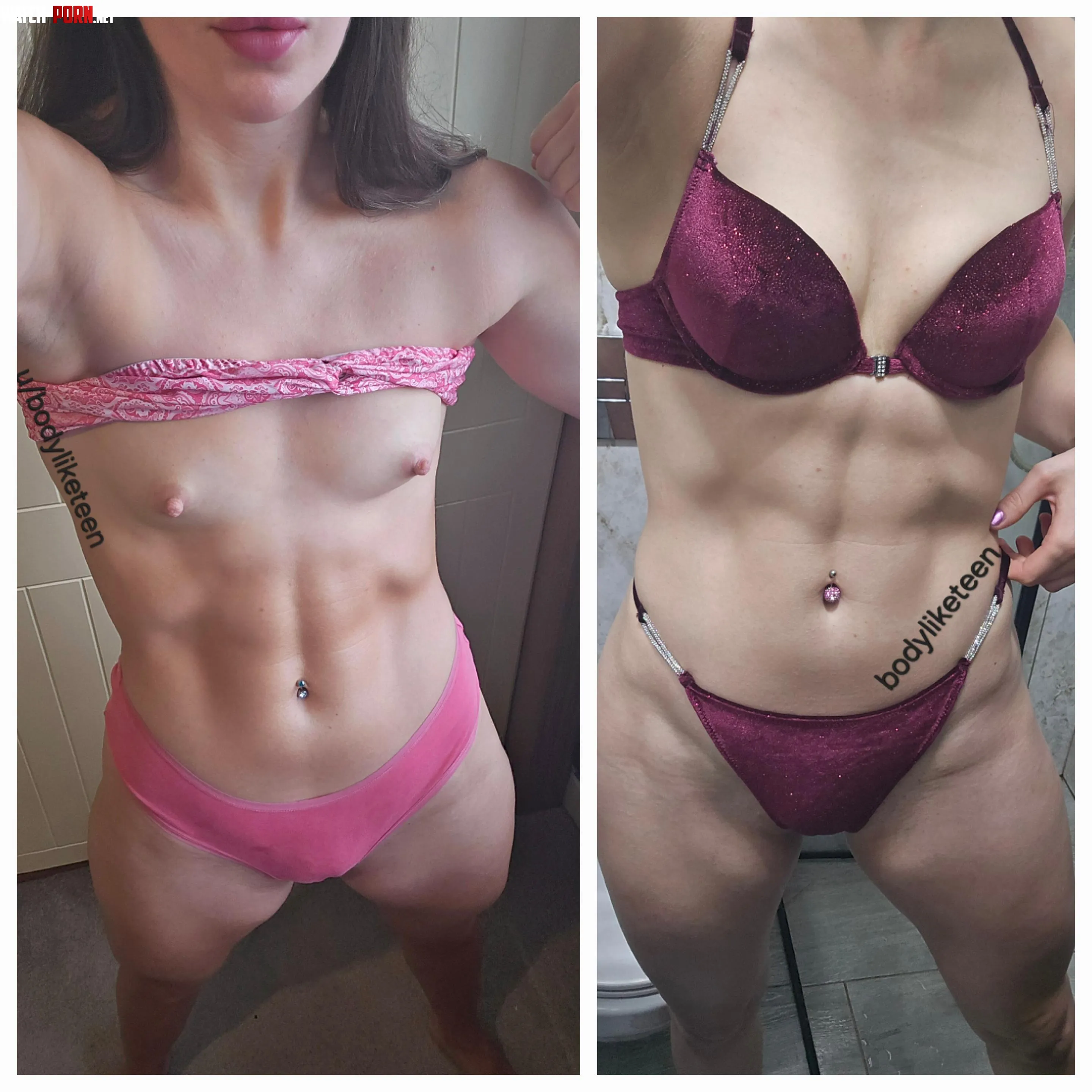 My 2 favourite sets of underwear. Which one is hotter by bodyliketeen