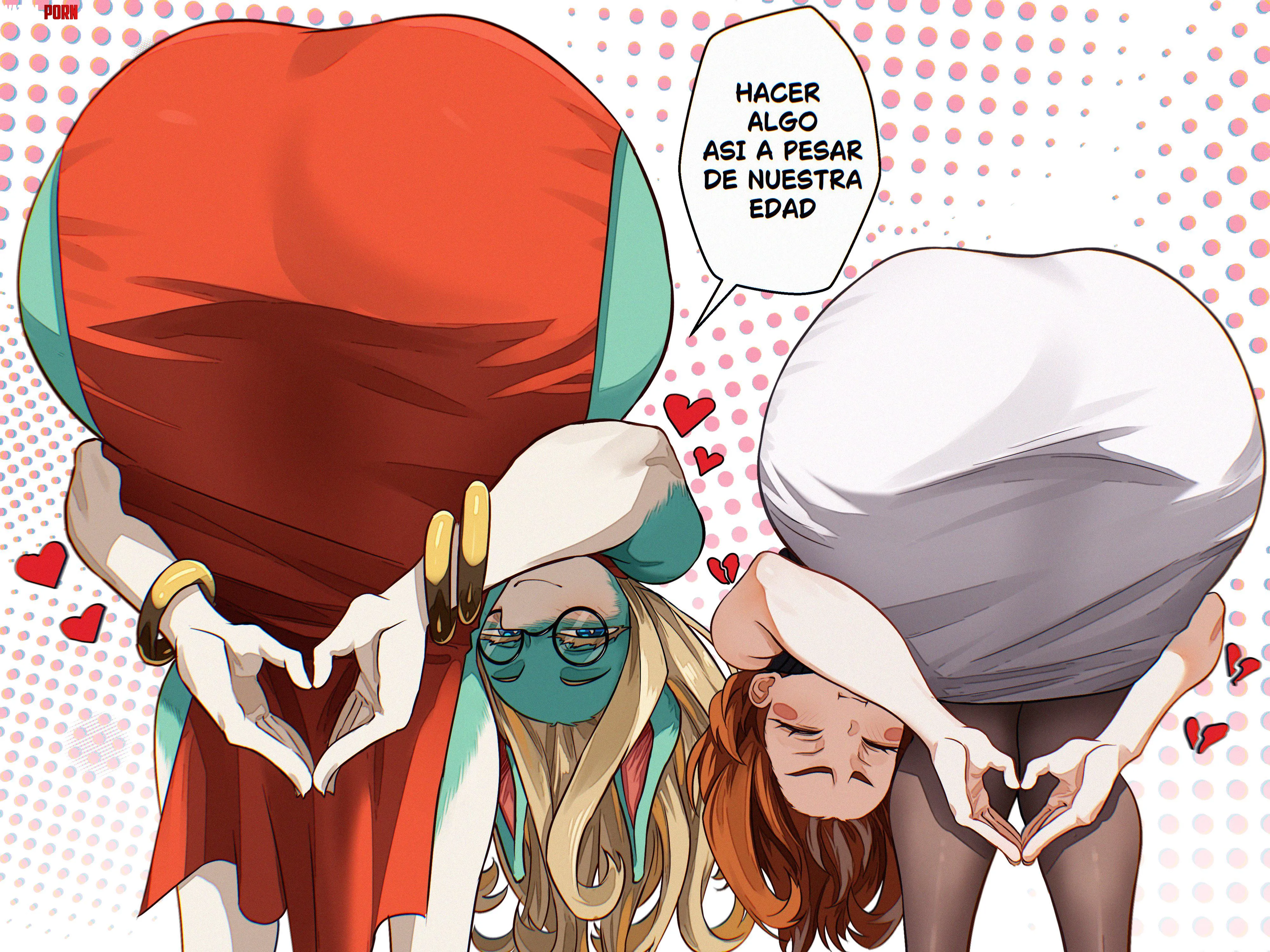 Ippan Josei & Uraraka Heart pose (Vlizz) by Silent_Steak_9540