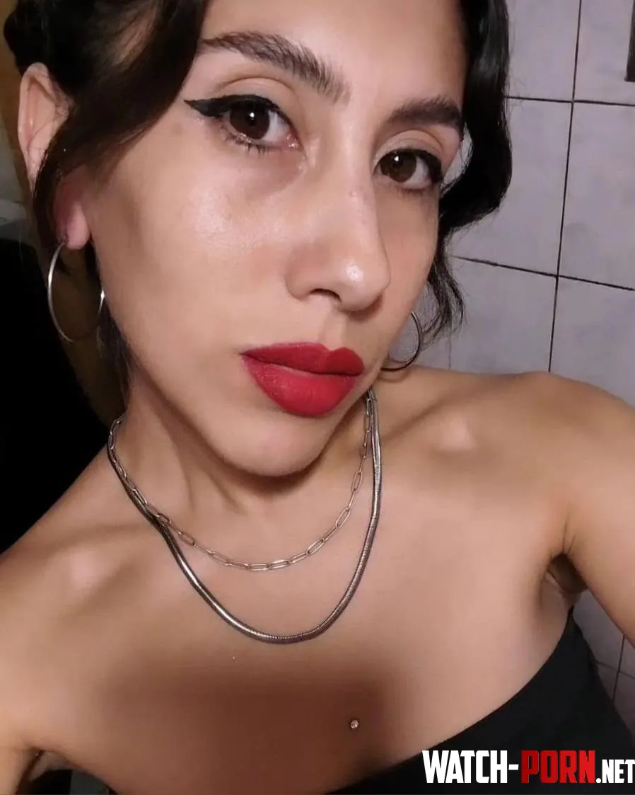 My red, full lips make you stare at me, I know it by lilit111