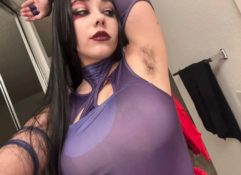 Thumbnail Full_Tradition4190 Shows Hairy Armpits in Psylocke Cosplay