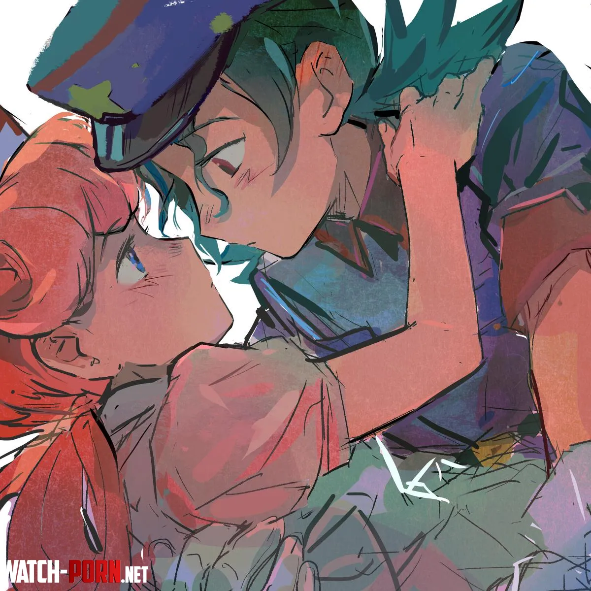 Officer Jenny x Nurse Joy [Pokemon] (enjy5488) by PokeGirlChriz