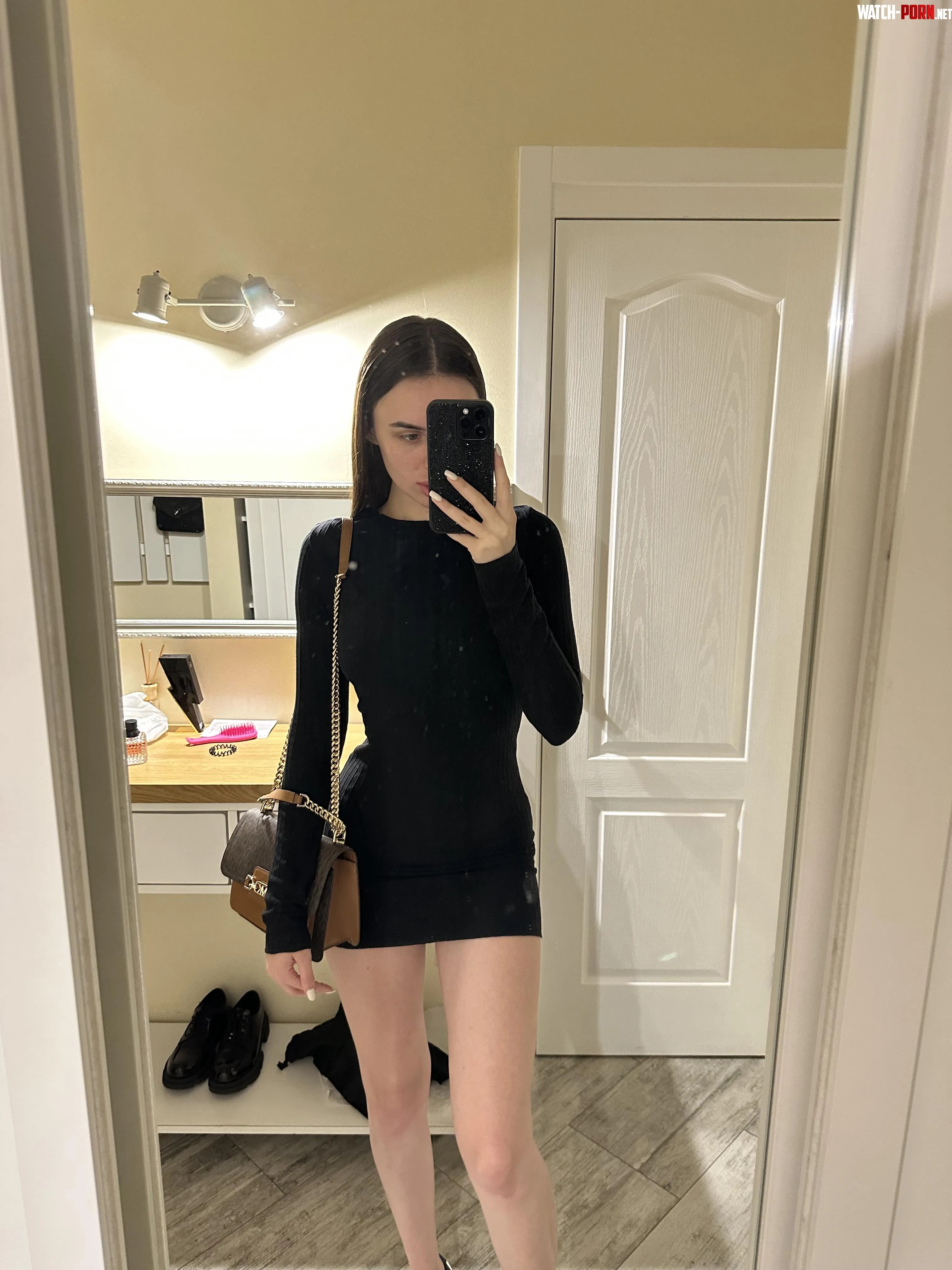 I like this black dress by teasewhirll