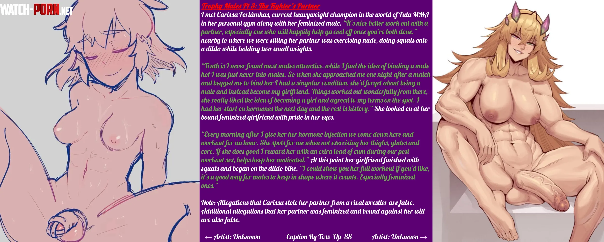 Trophy Males Pt 3: The Fighter’s Partner by Toss_Up_88