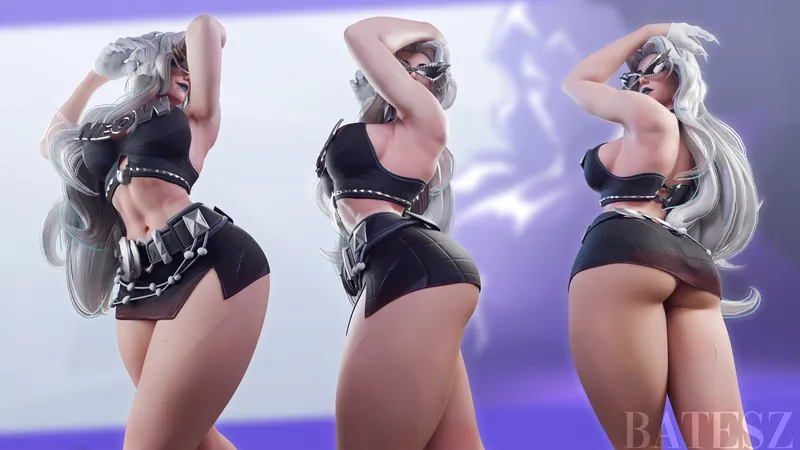 Thumbnail Batesz's Stylish Rendition of Black Cat in Marvel Rivals