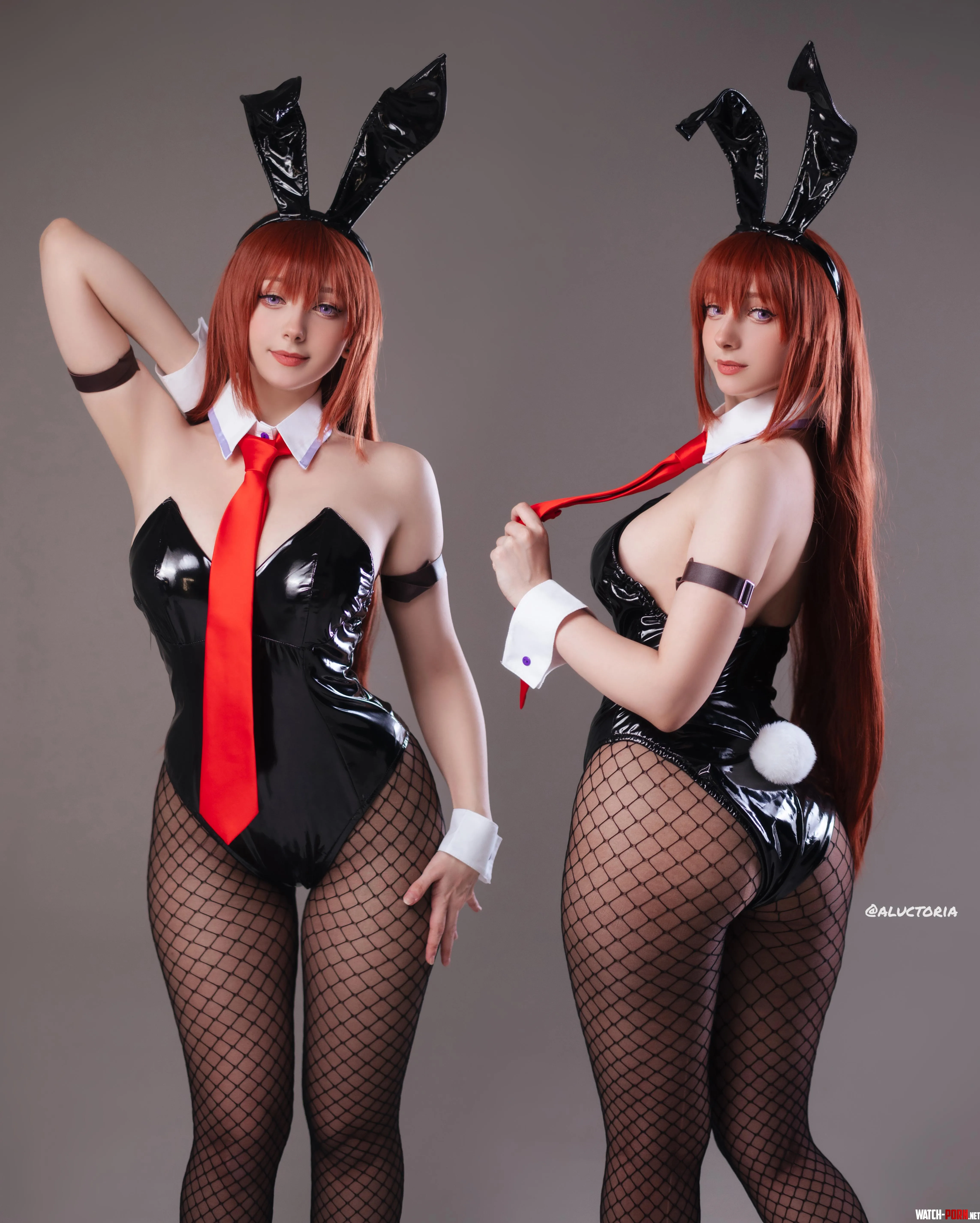 Bunny girl Kurisu Makise cosplay by Aluctoria by aluctoria_