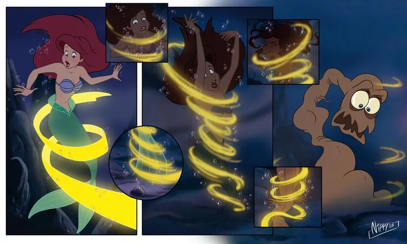 Thumbnail Ariel's Transformation into a Polyp by Squirrelkid11