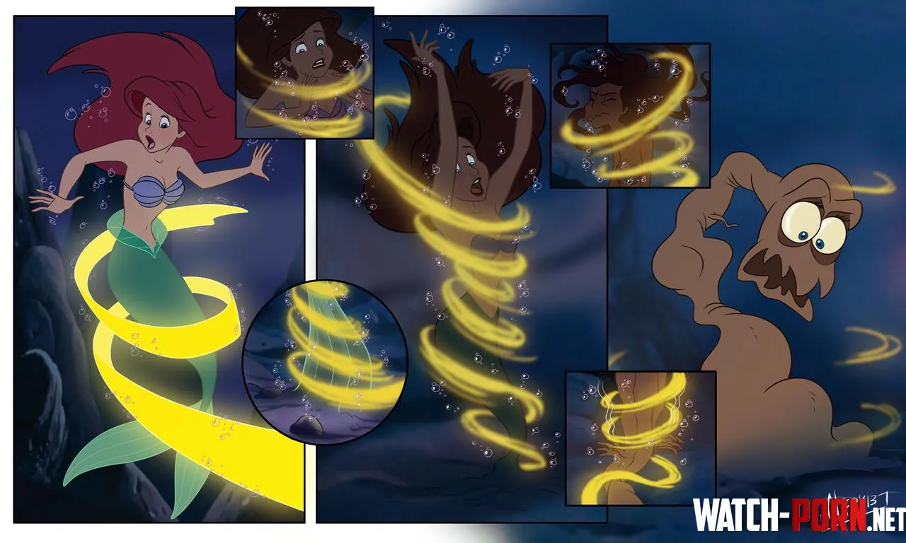 Ariel's Transformation into a Polyp (Nippy13) by Squirrelkid11