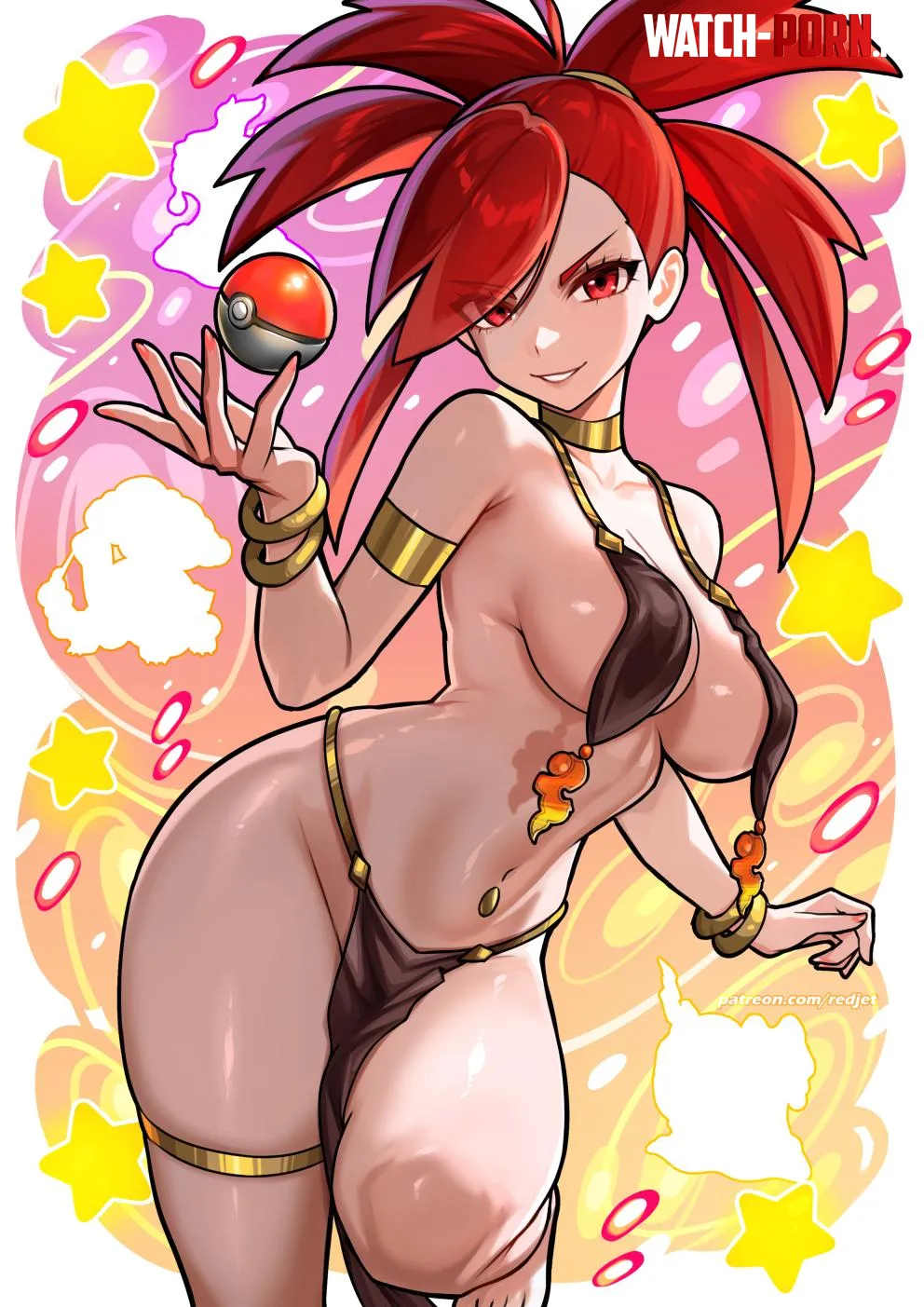 Flannery's Dancer Outfit [Pokemon] by Keyblade_Yoshi