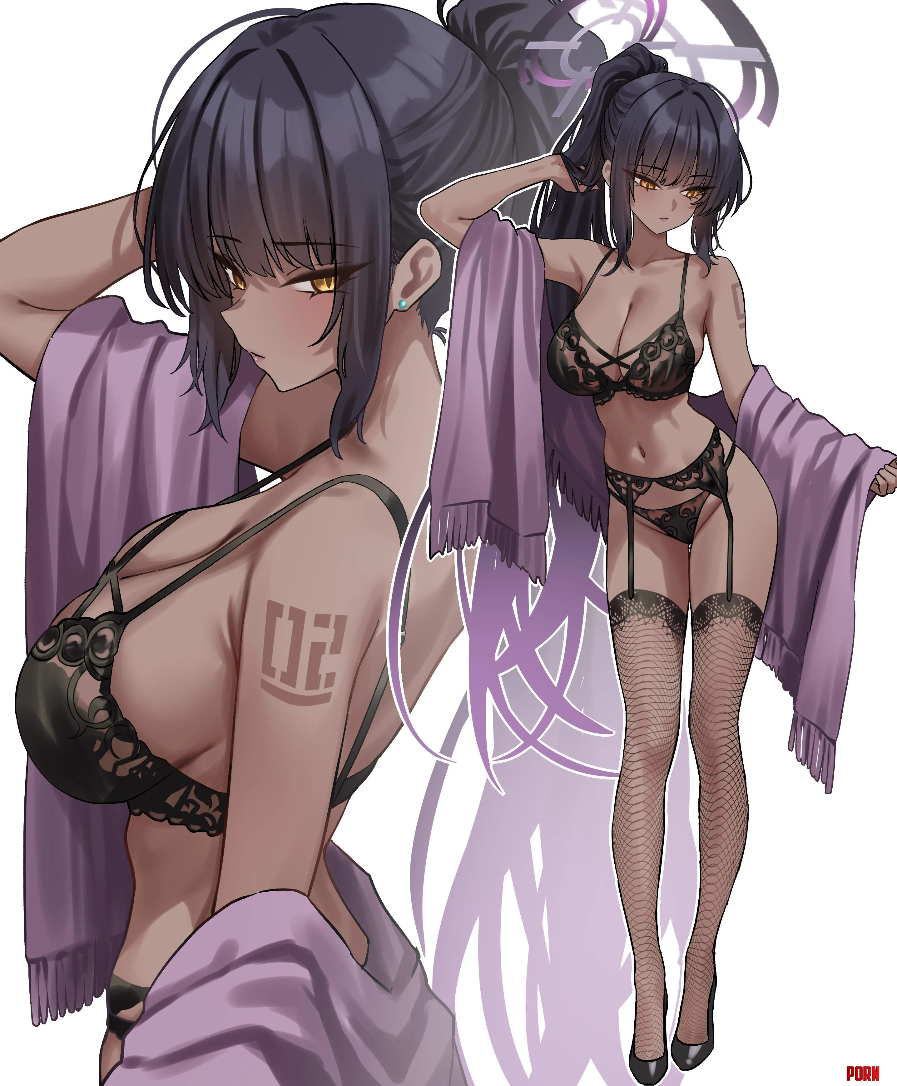 Karin Lingerie (Shigure) [Blue Archive] by That-casual-guy