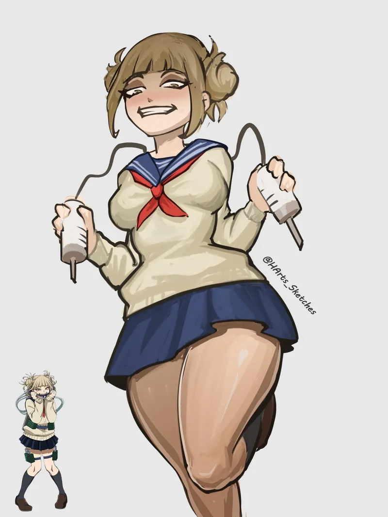 Thumbnail Himiko Toga from My Hero Academia in Thighdeology by Sharp-Flow-3489