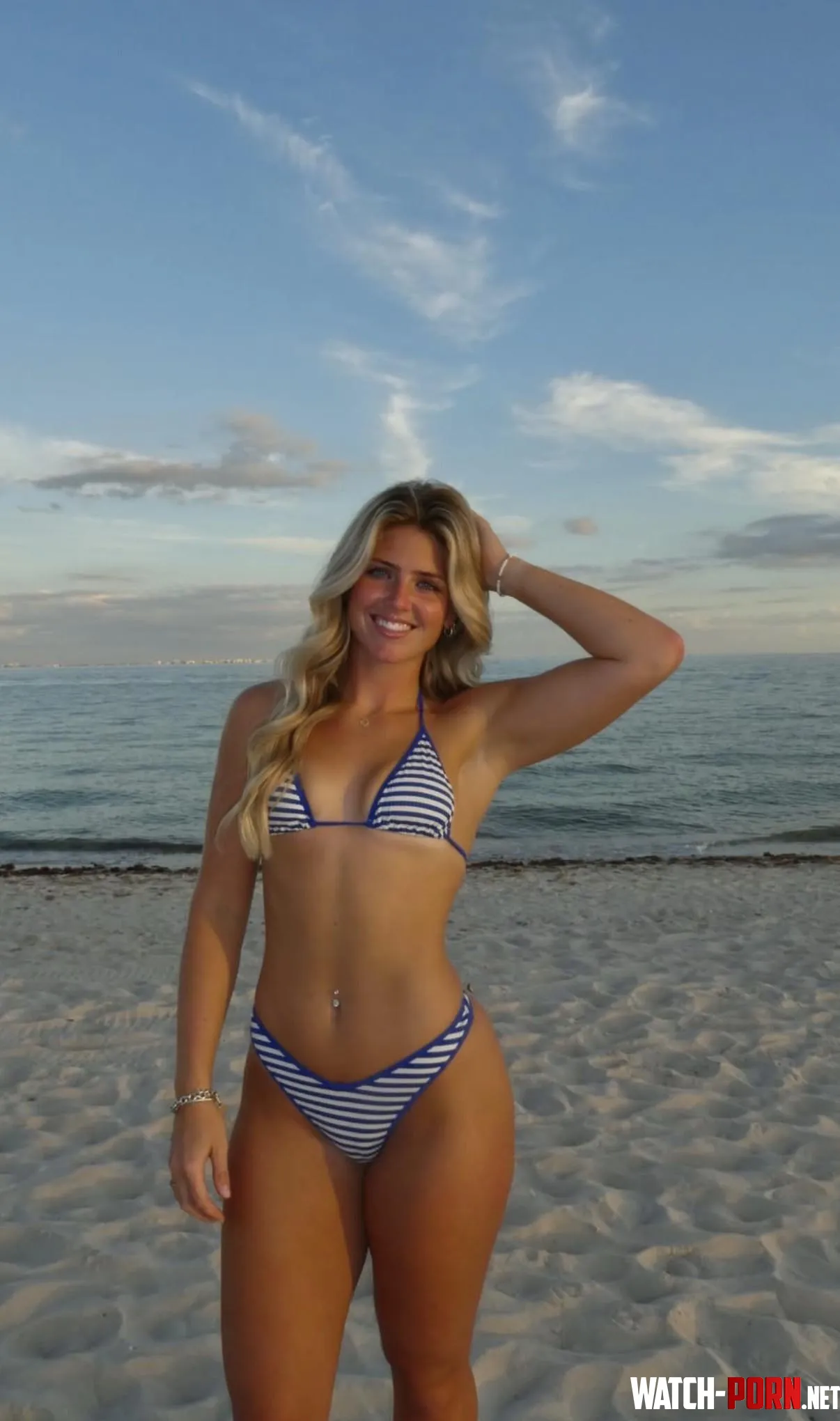 Blue and white stripes by Fulloffun13