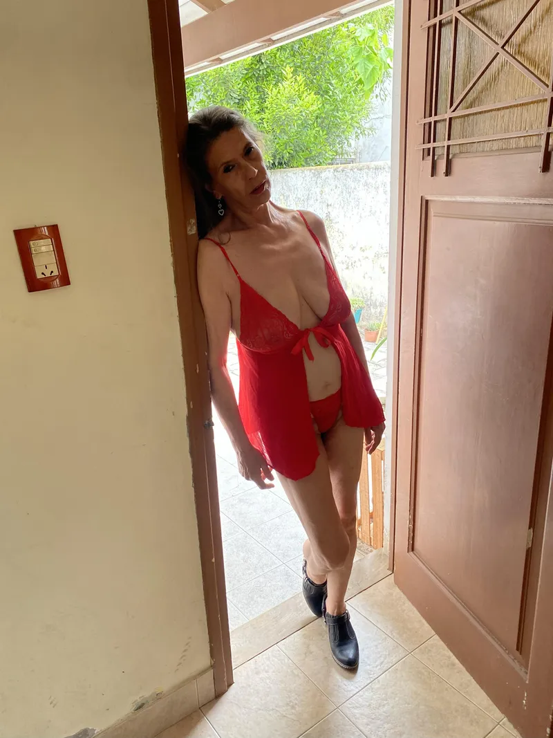 Thumbnail Catching Attention in Red Lingerie: A Mysterious Flirtation | Matureadventurers