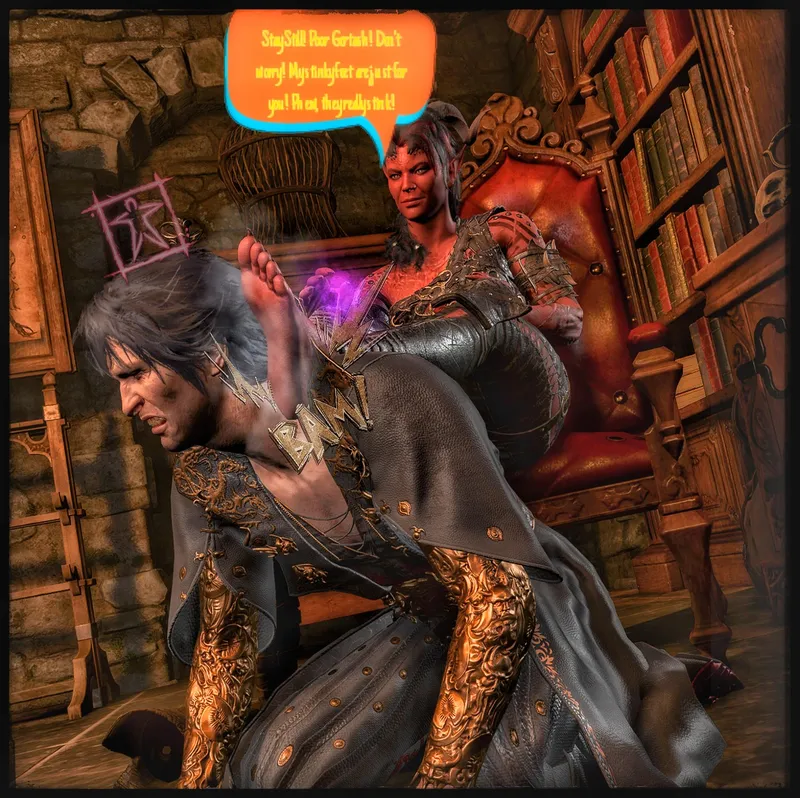 Thumbnail Just_Berry_4900 Unveils Baldur's Gate 3 Character on Karlach Stinky Feet Rule34feet