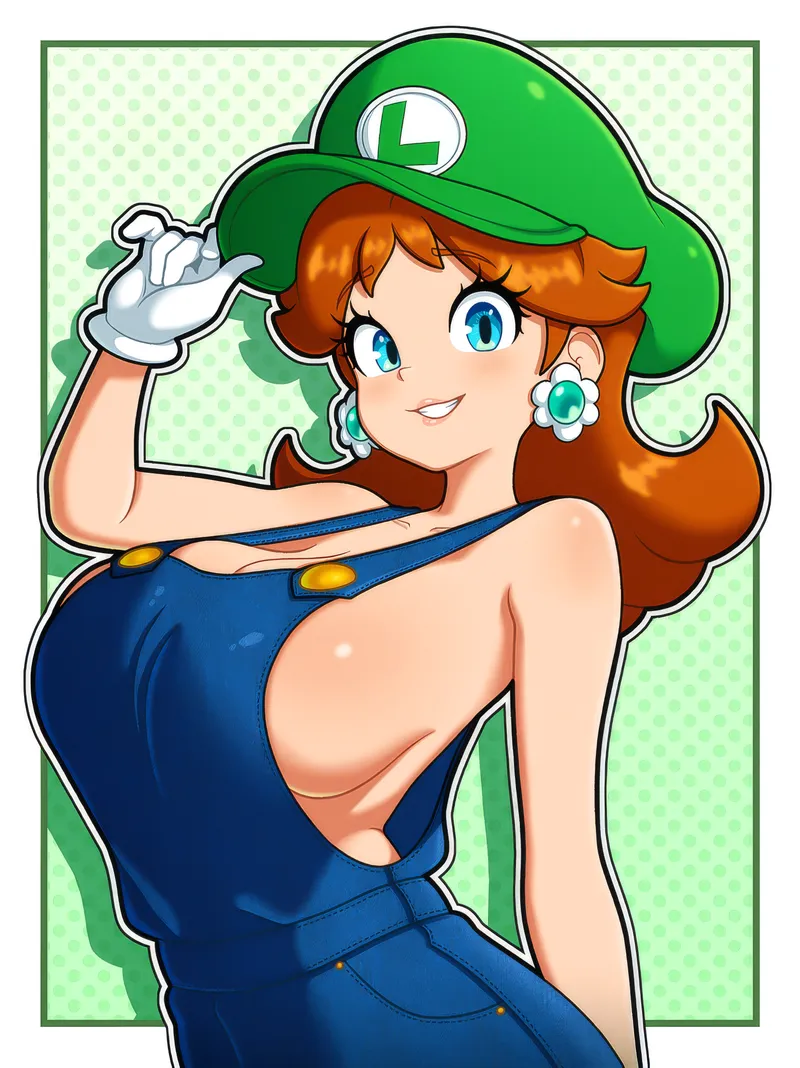 Thumbnail ToonParadise Presents: Daisy Cosplaying as Luigi - A Mariorule34 Delight