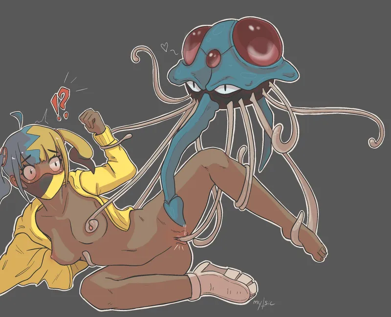 Thumbnail Canari vs tentacruel [art by me] by Mytsic