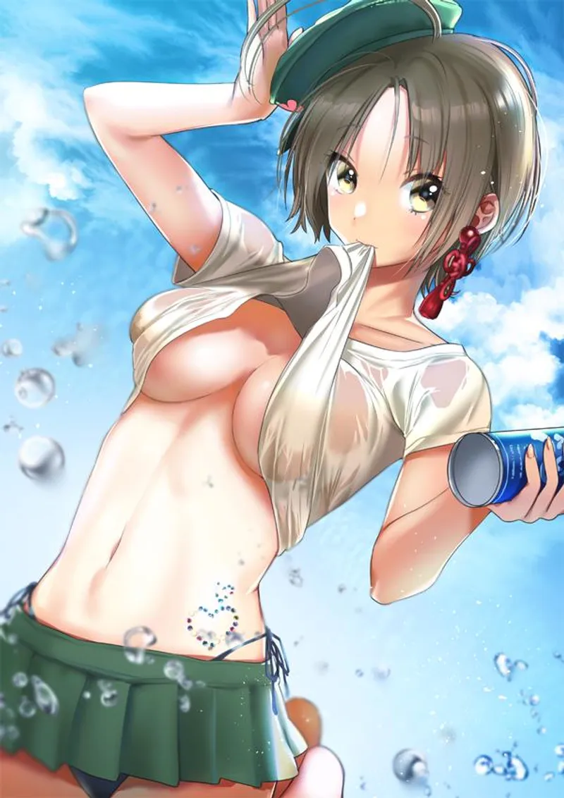 Thumbnail Lifting her shirt [Original] (やんよ) by Attacking_Diarrhea