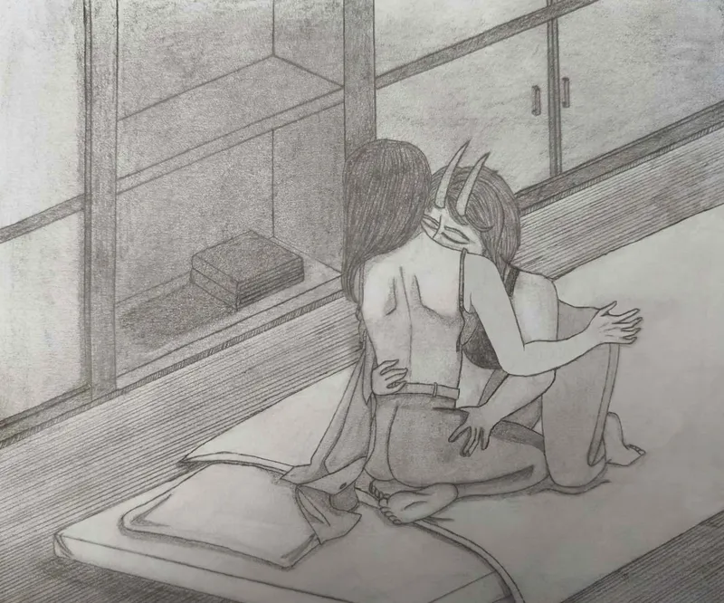 Thumbnail Taking a Bite [Original] by Physical-Camp-339 in the Yuri Category