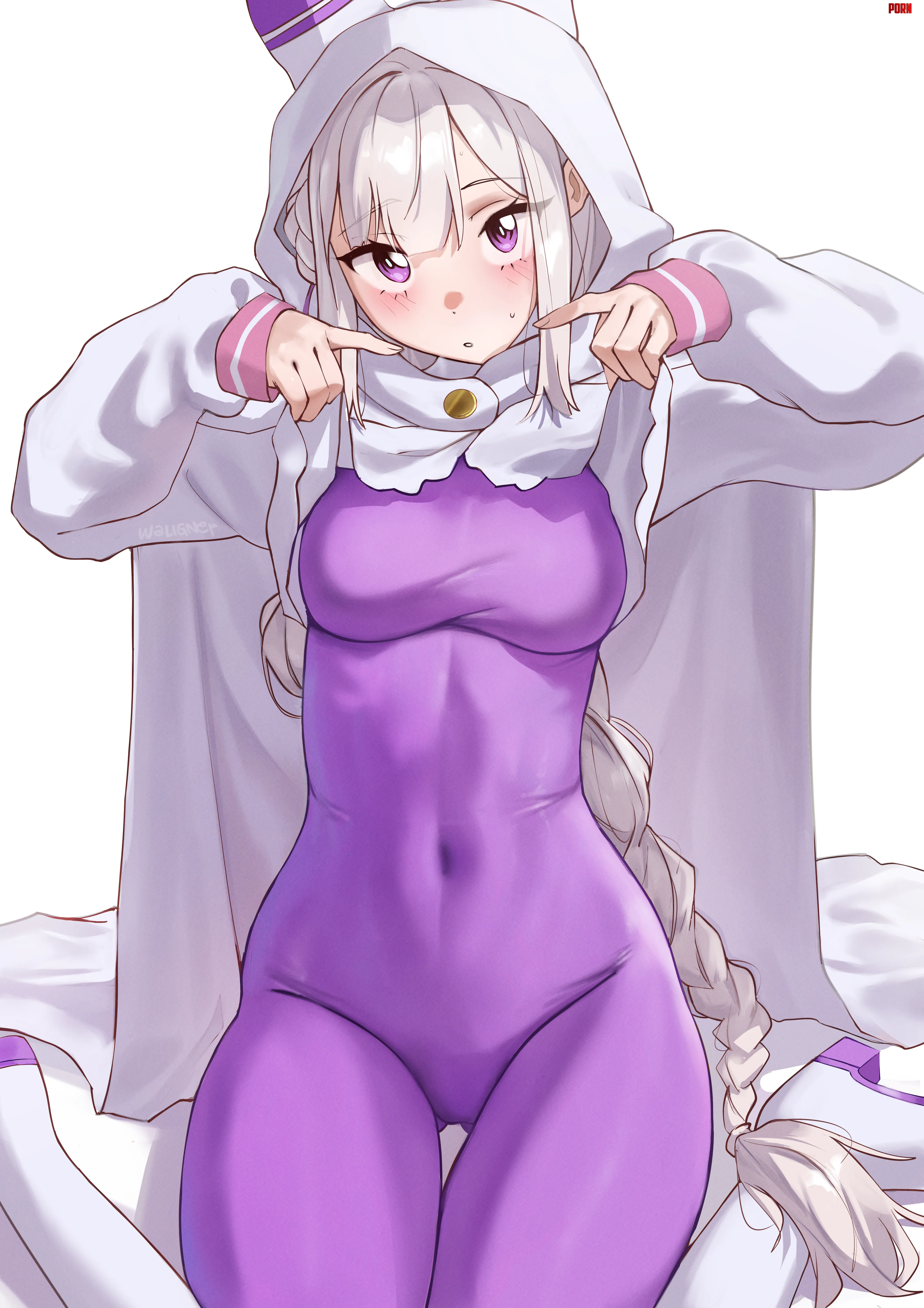 Emilia's skin tight suit [Re: Zero] by marxsander2016