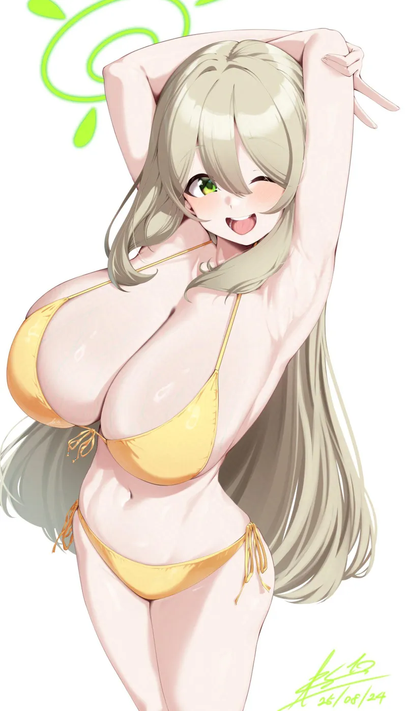 Thumbnail Bikini Babe: Unveiling Nonomi's Allure by konosubak | thick_hentai