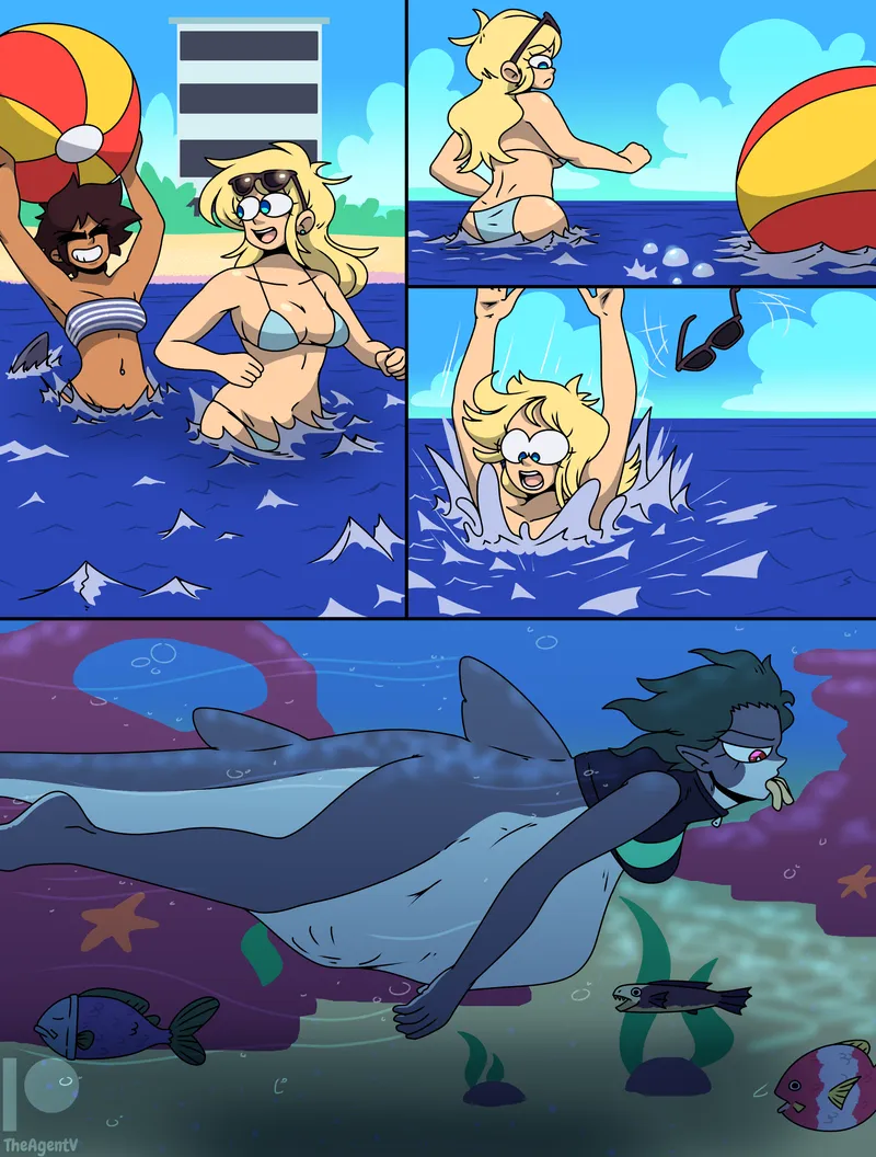 Thumbnail AgentV's Hungry Shark: An Intriguing Vore Tale | Normal_Speech_506